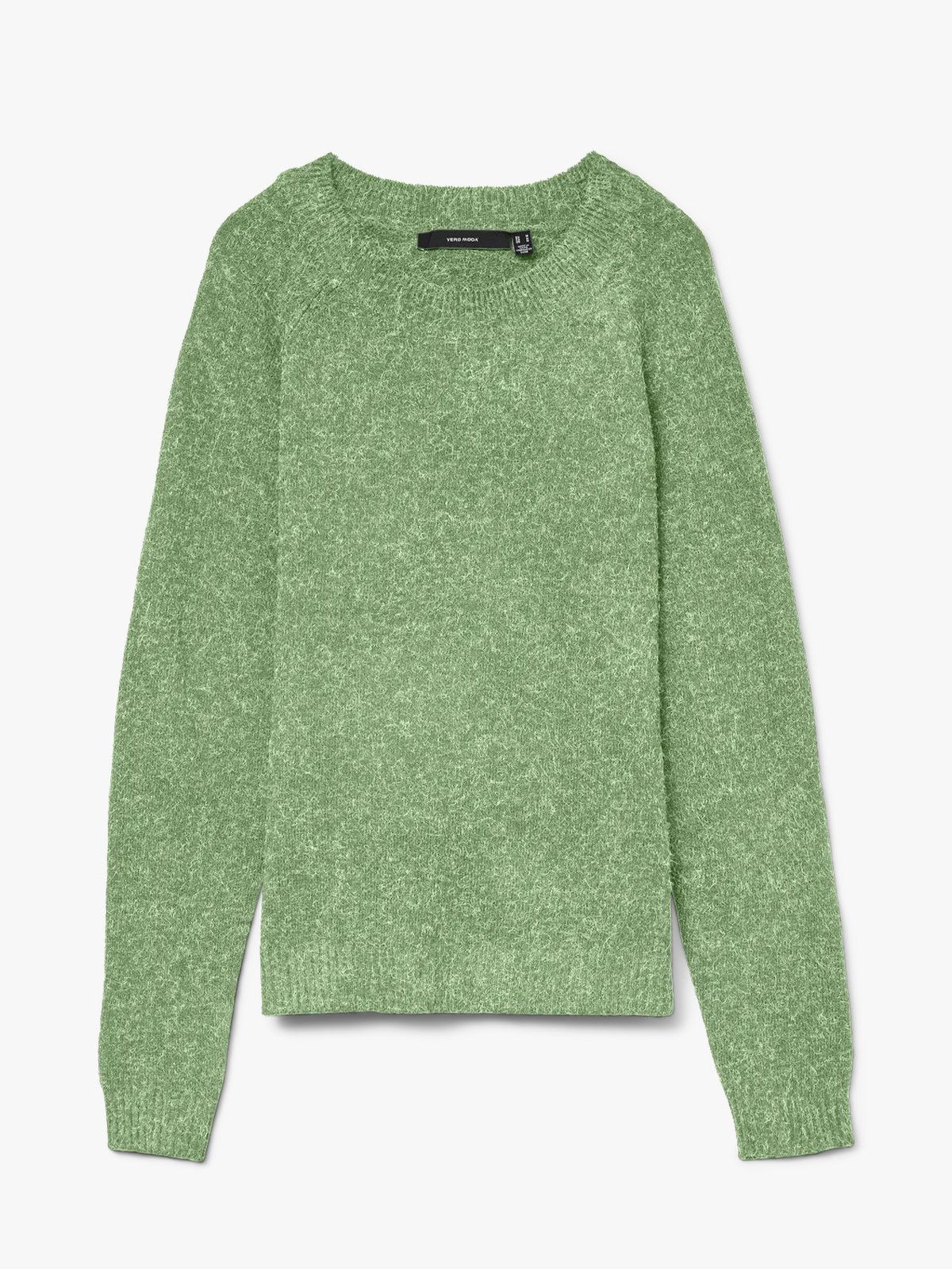 Vero Moda Doffy Long Sleeve O-Neck Blouse Forest Shade Melange