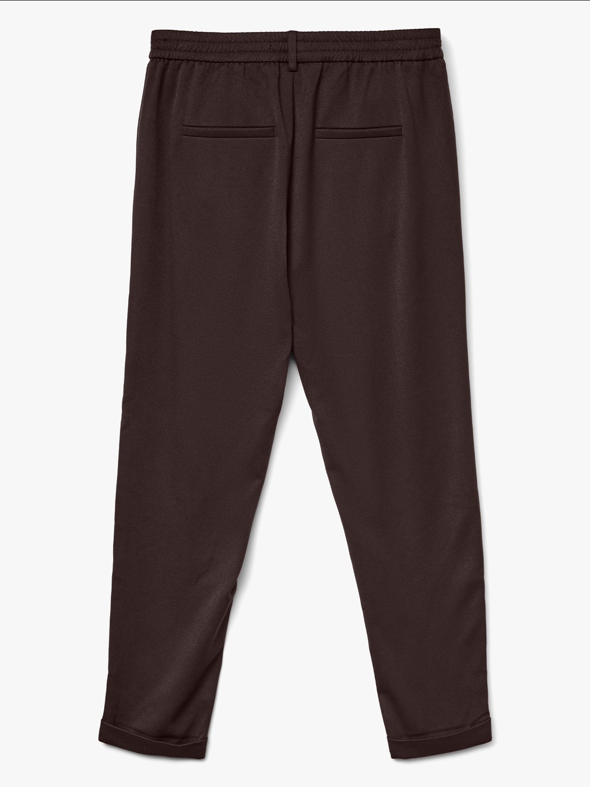 Vero Moda Maya Mid Waist Loose Solid Pant Chocolate Torte