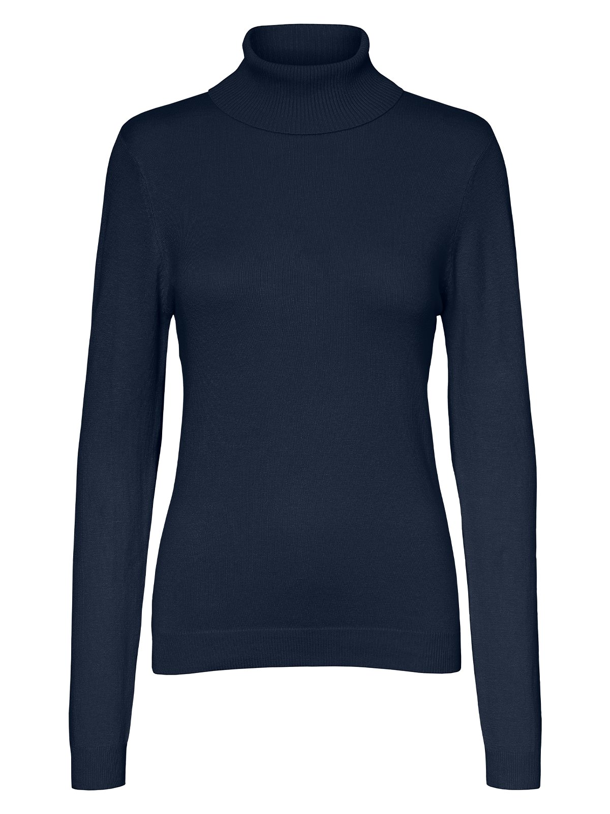 Vero Moda Glory Long Sleeve Rollneck Blouse Navy Blazer
