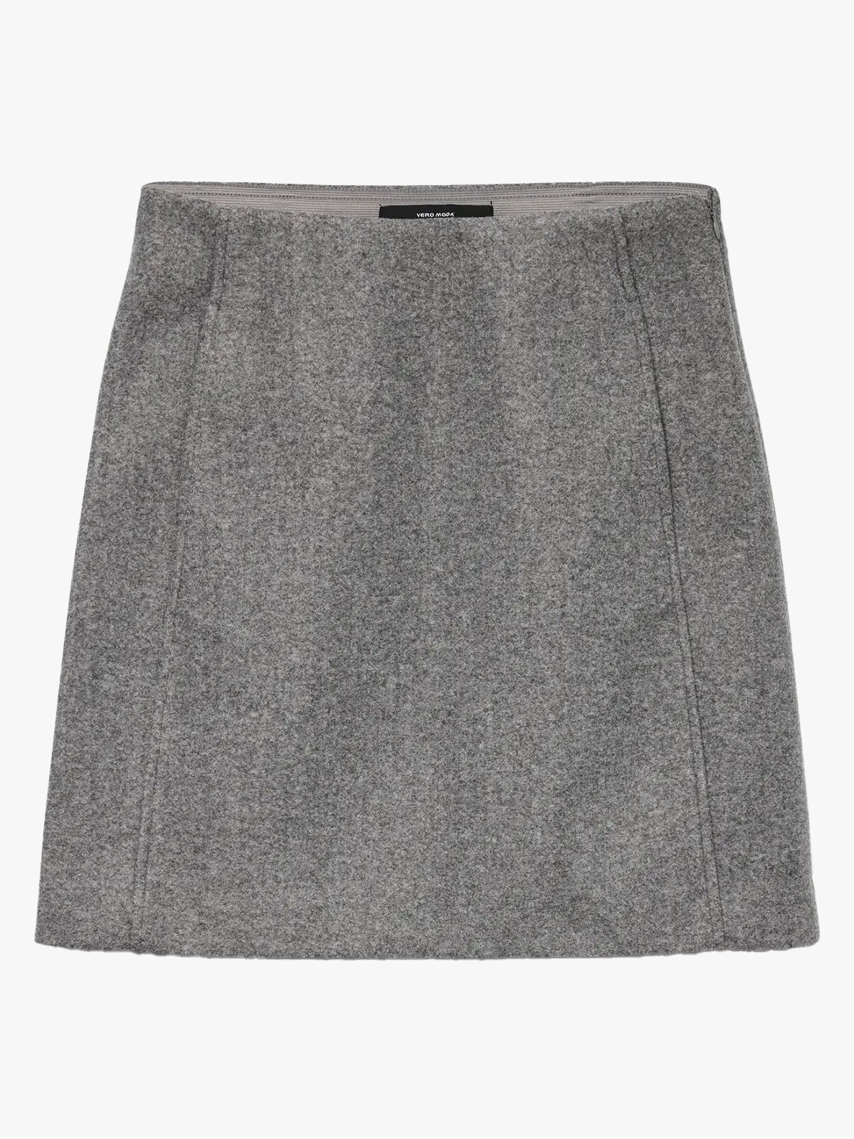 Vero Moda Fortune Allison High Waist Short Skirt Medium Grey Melange