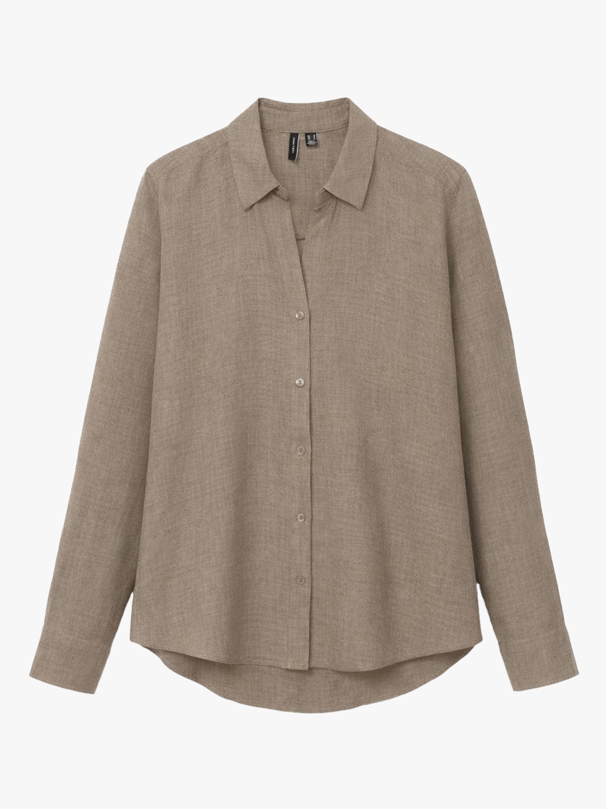 Vero Moda Melaney Queeny Long Sleeve Shirt Brindle