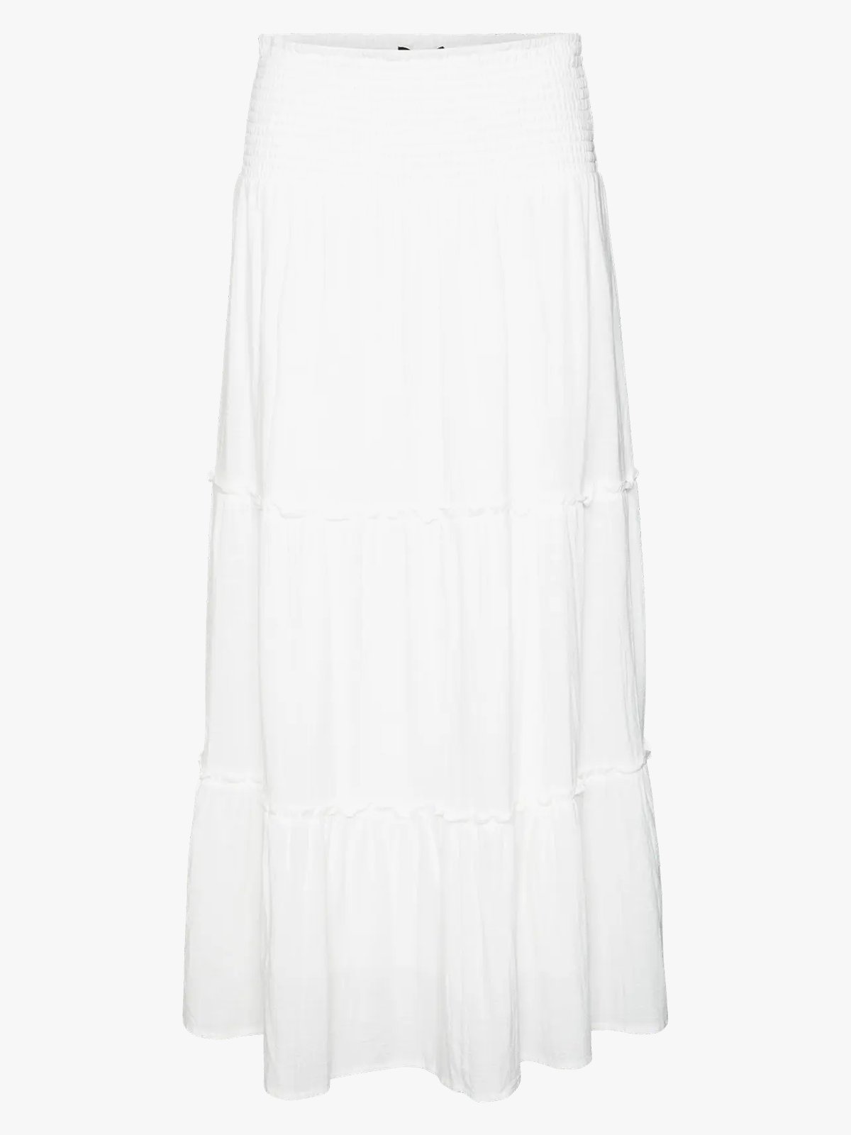 Vero Moda Aware Keeley High Waist Long Skirt Snow White