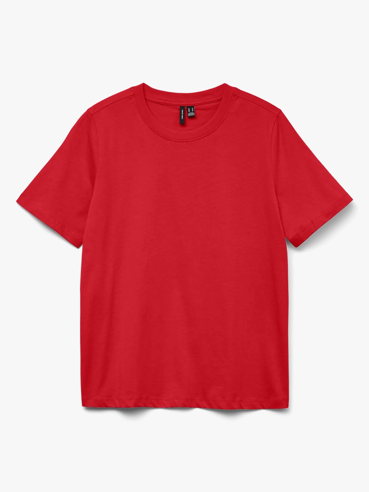 Vero Moda Paulina Short Sleeve T-Shirt High Risk Red