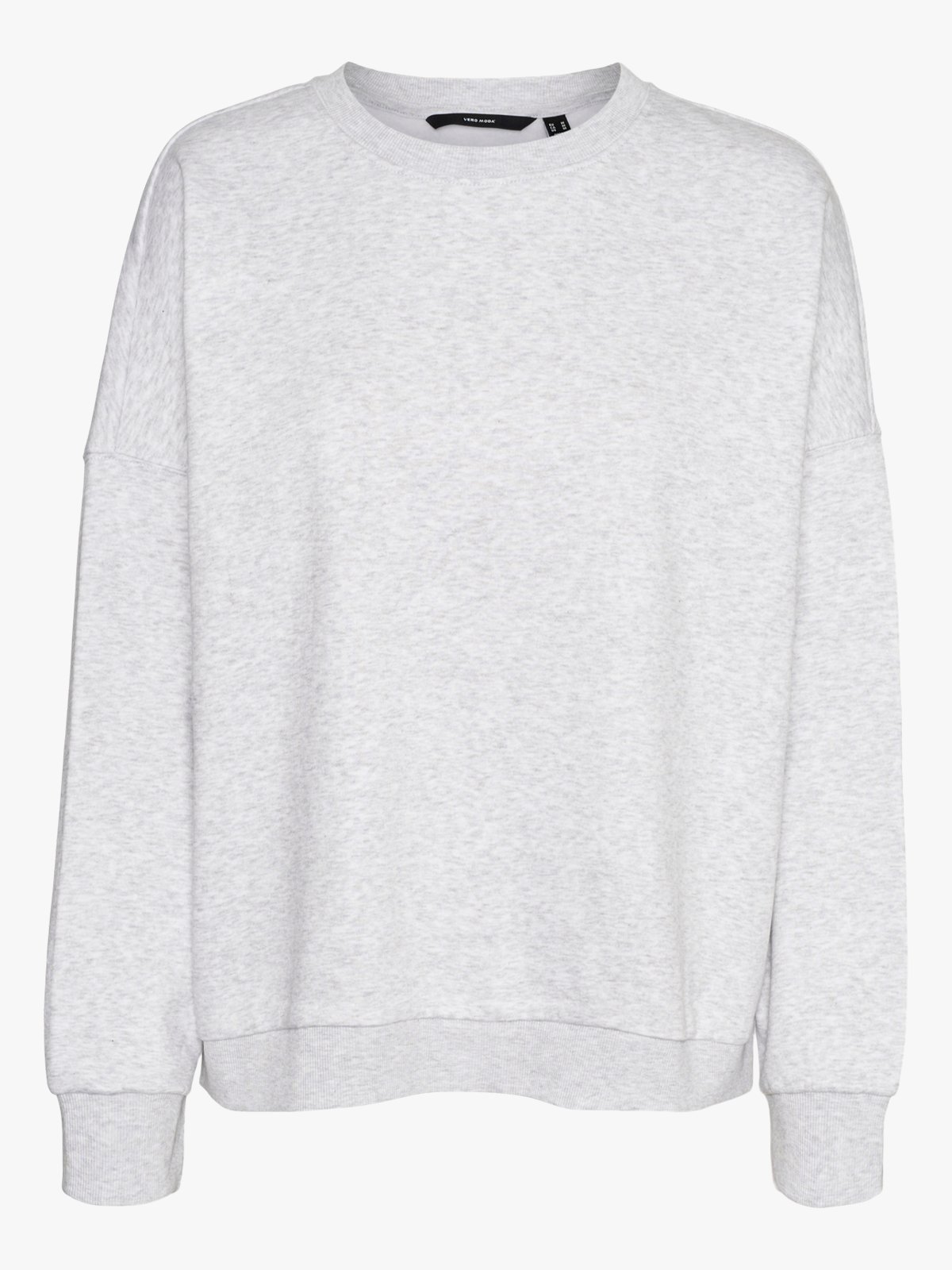 Vero Moda Sonja Long Sleeve Sweat Light Grey Melange