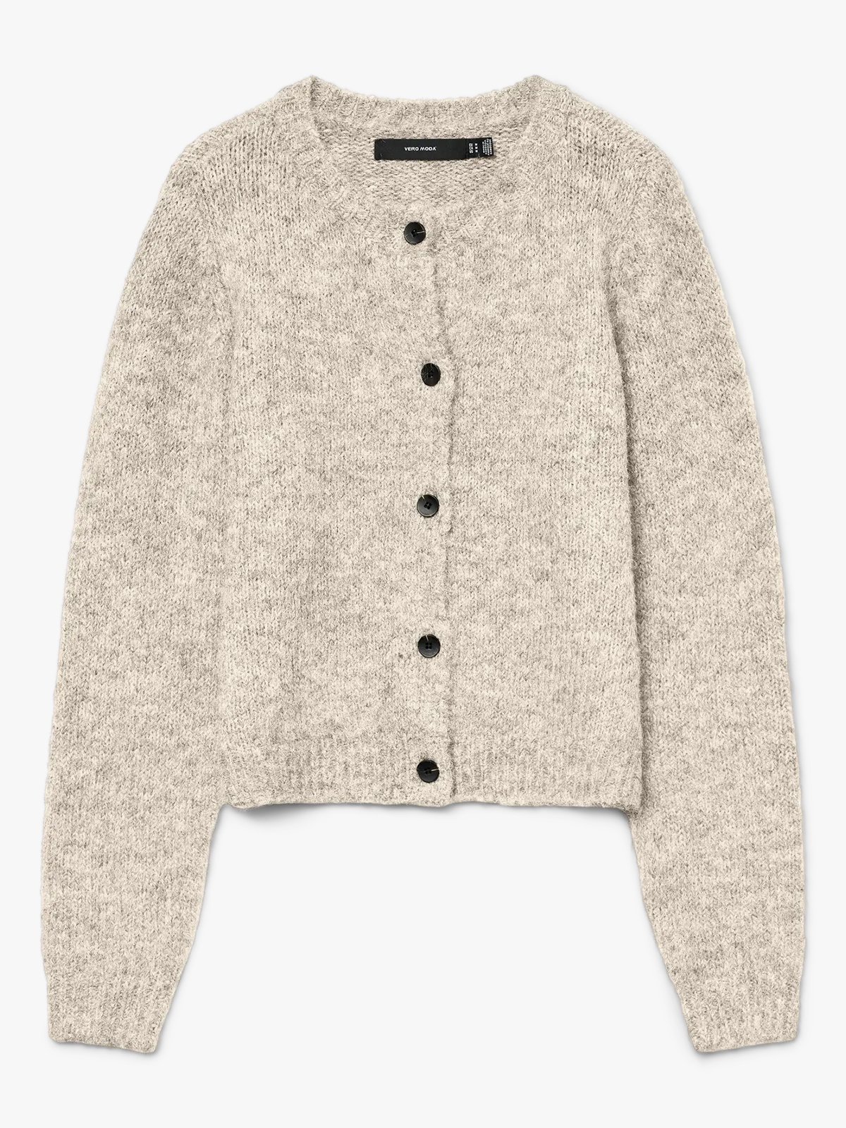 Vero Moda Novah Long Sleeve O-Neck Button Cardigan Birch
