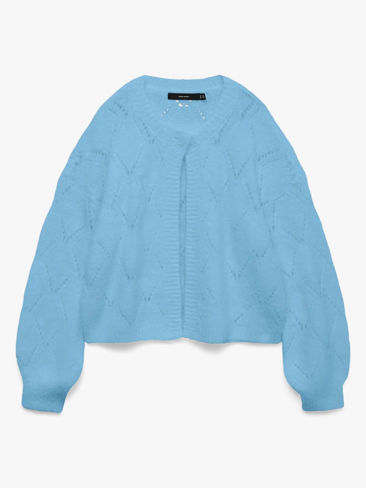 Vero Moda Novah Long Sleeve Button Cardigan Airy Blue
