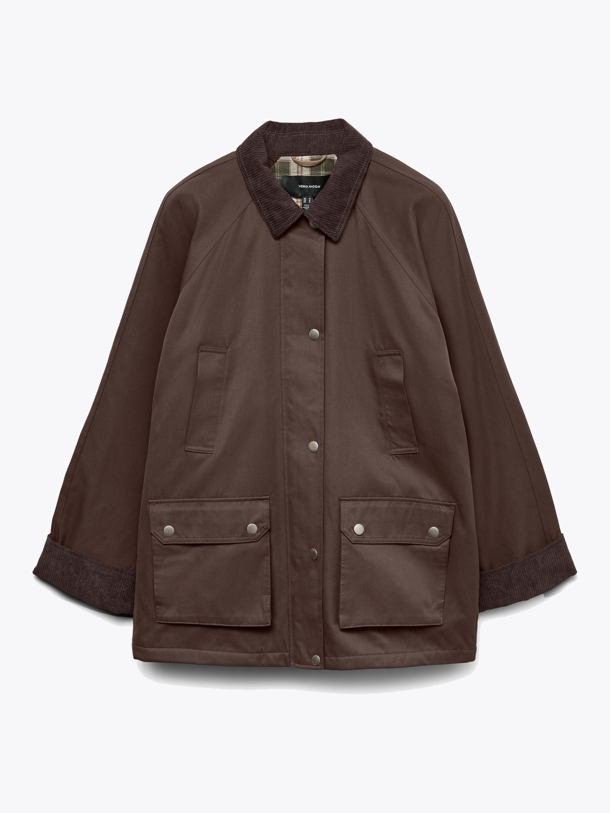 Vero Moda Wales Jacket Chocolate Brown CHOCOLATE TORTE COLLAR