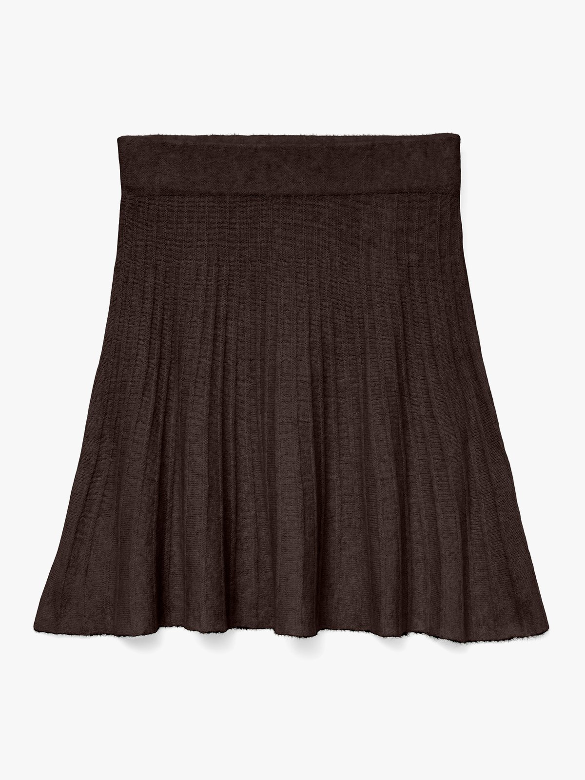 Vero Moda Macy Skater Skirt Chocolate Torte