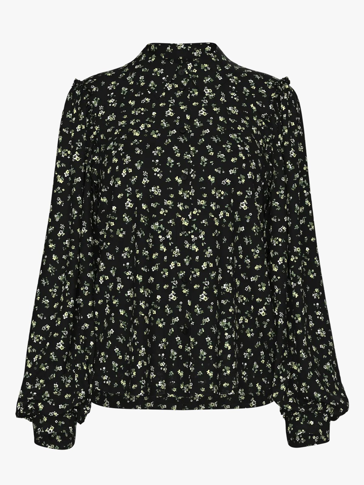 Vero Moda Aware Noelle Long Sleeve Shirt Black BASIL