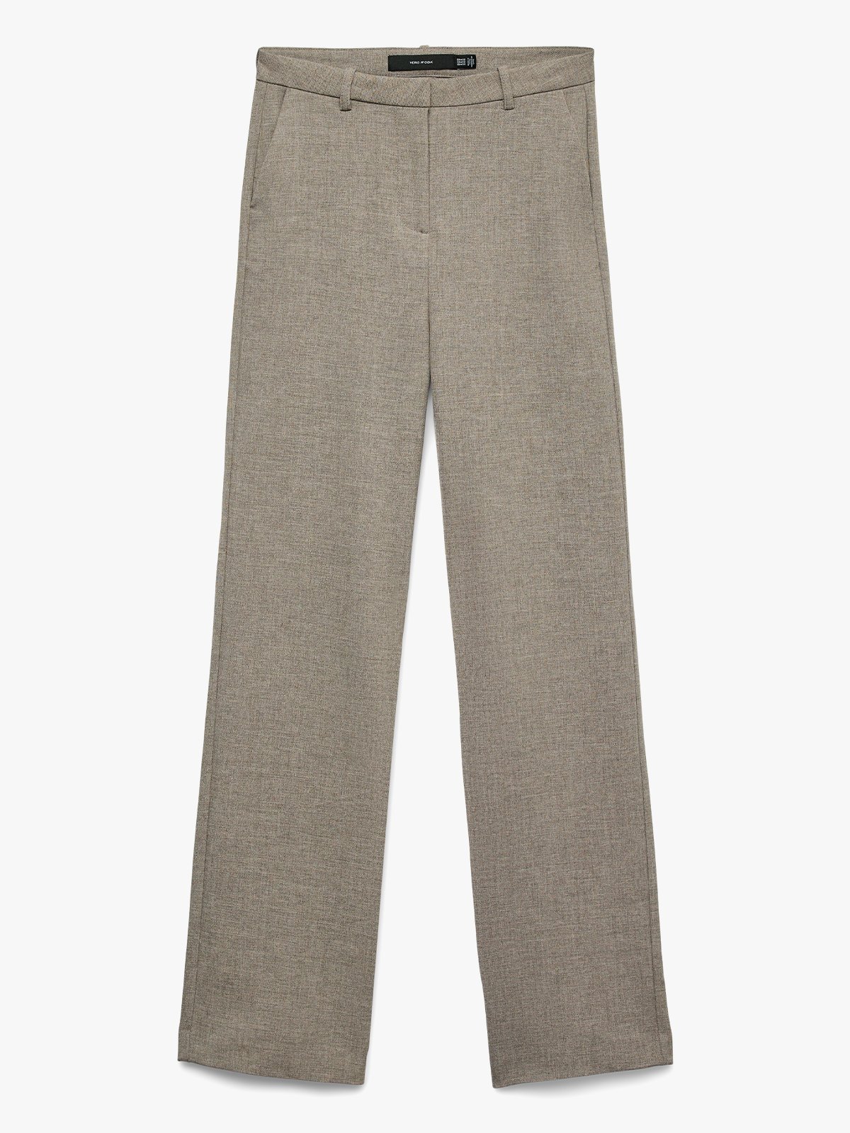 Vero Moda Zamira Bestie Mid Waist Straight Pant Moon Rock