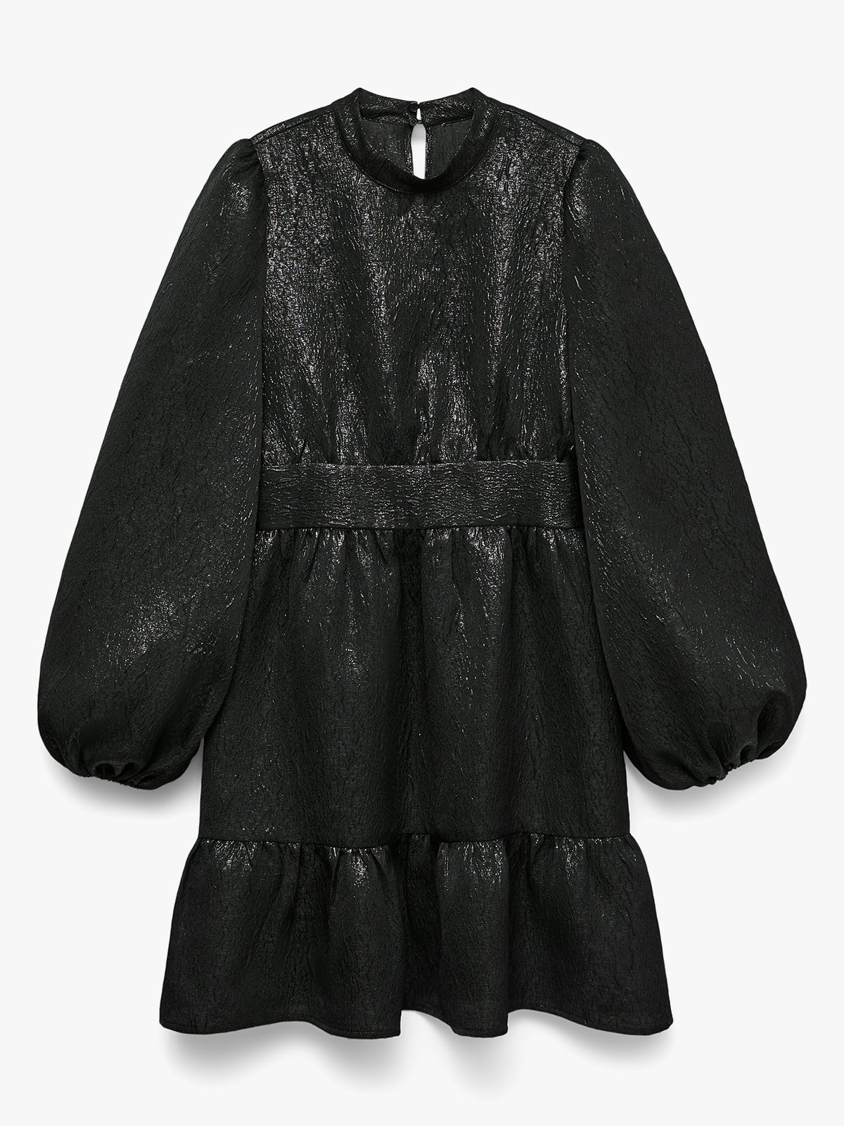 Vero Moda Sulle New Long Sleeve Short Dress Black