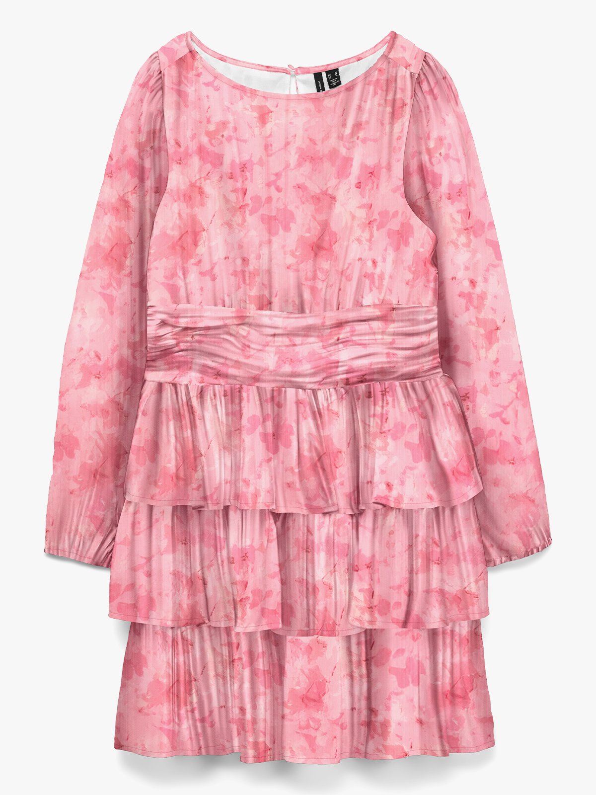 Vero Moda Smilla Long Sleeve Short Layer Dress Rose Shadow Sally