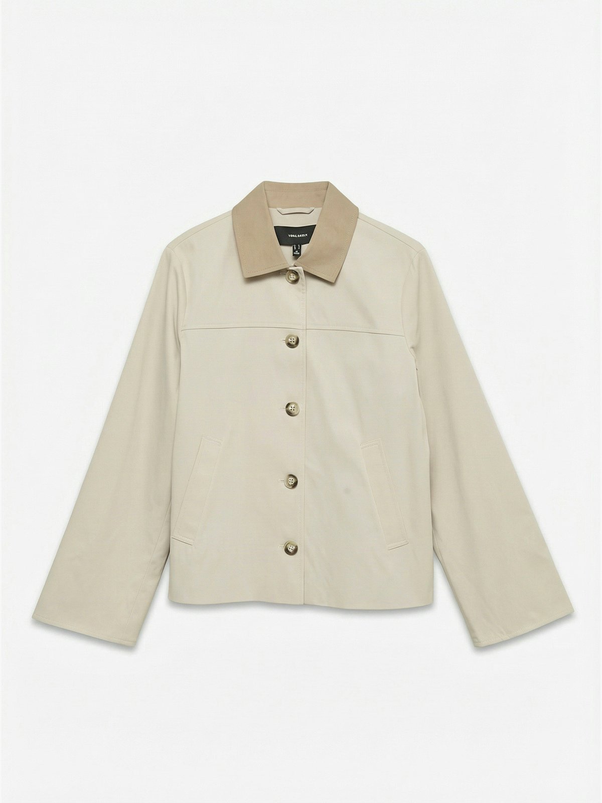 Vero Moda Chelsea Poppy Short Jacket Oatmeal