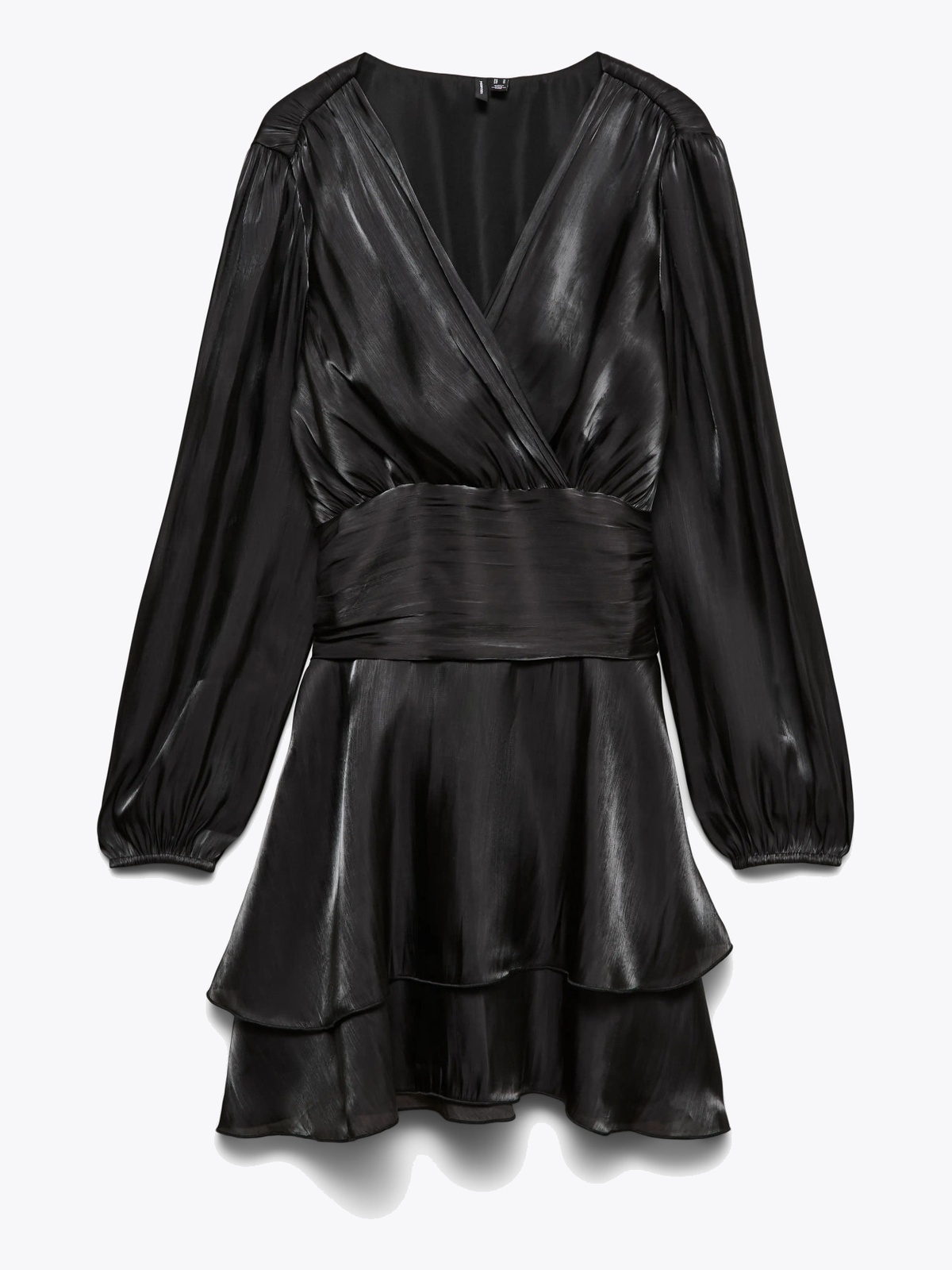 Vero Moda Polly Long Sleeve Short Dress Black