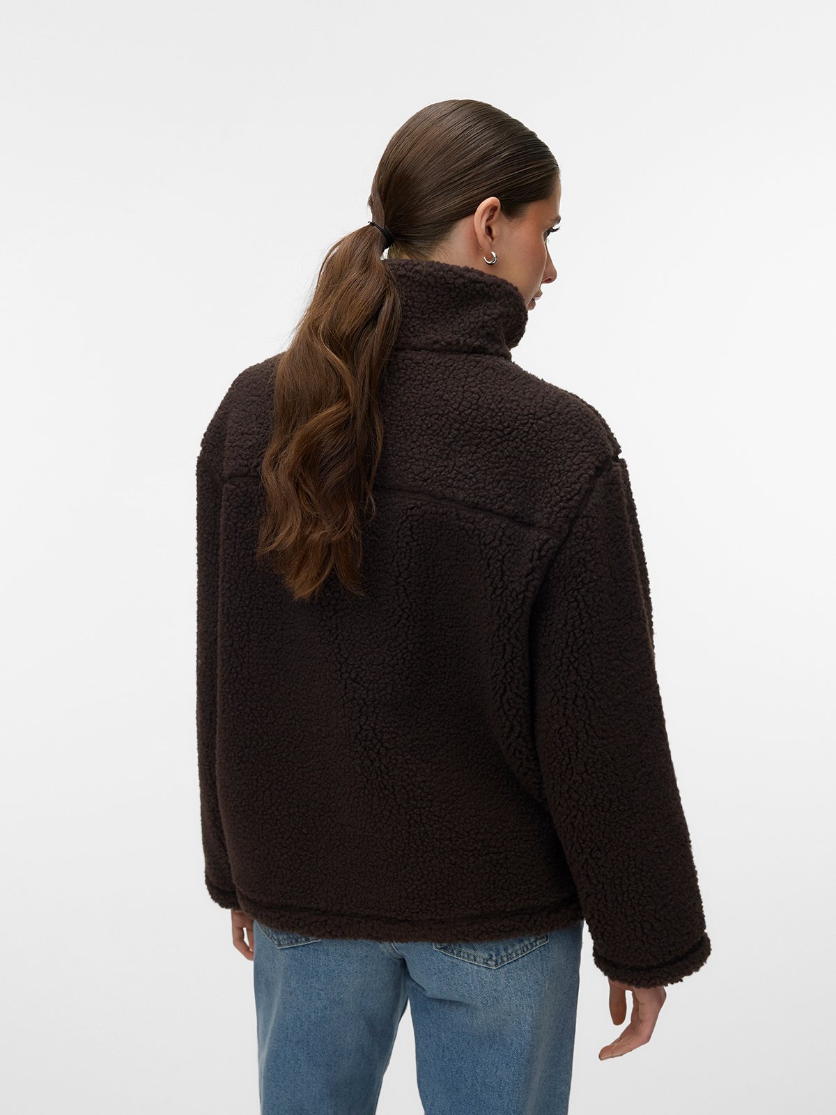 Vero Moda Karla Teddy Jacket Chocolate Torte