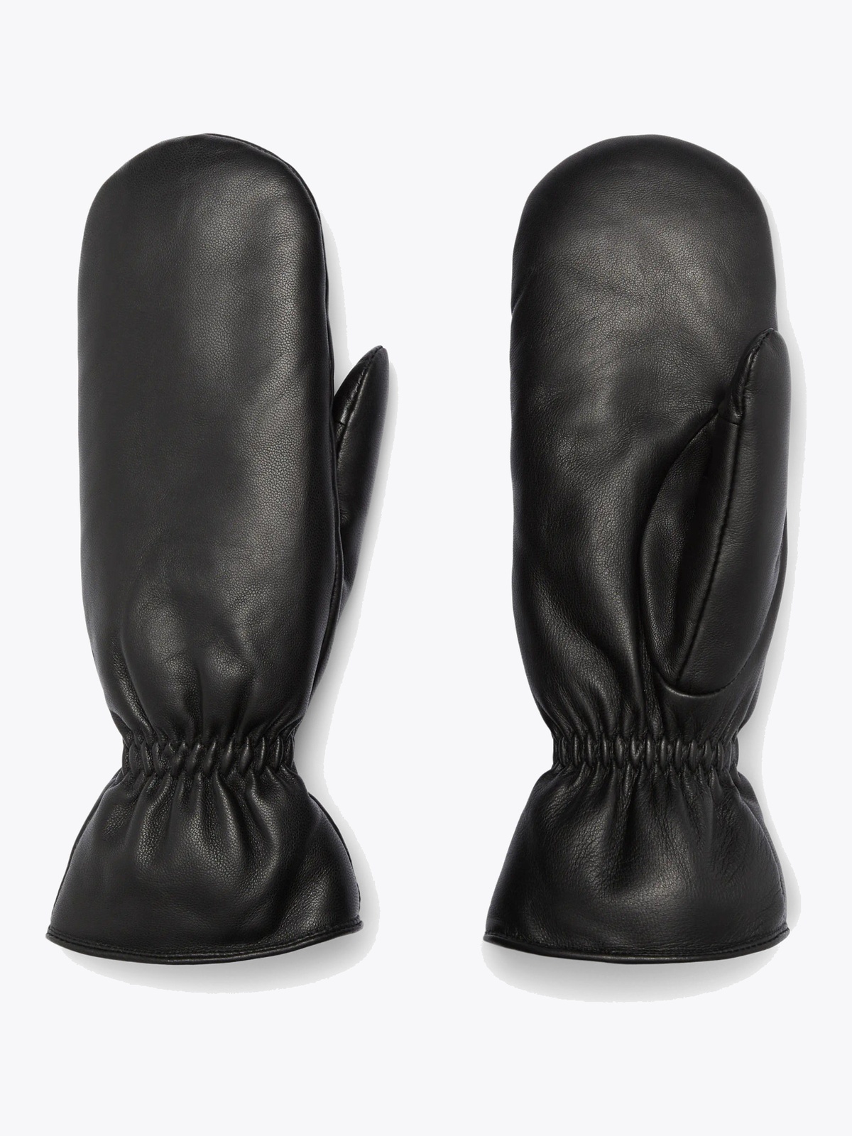 Vero Moda Mary Leather Mitten Black