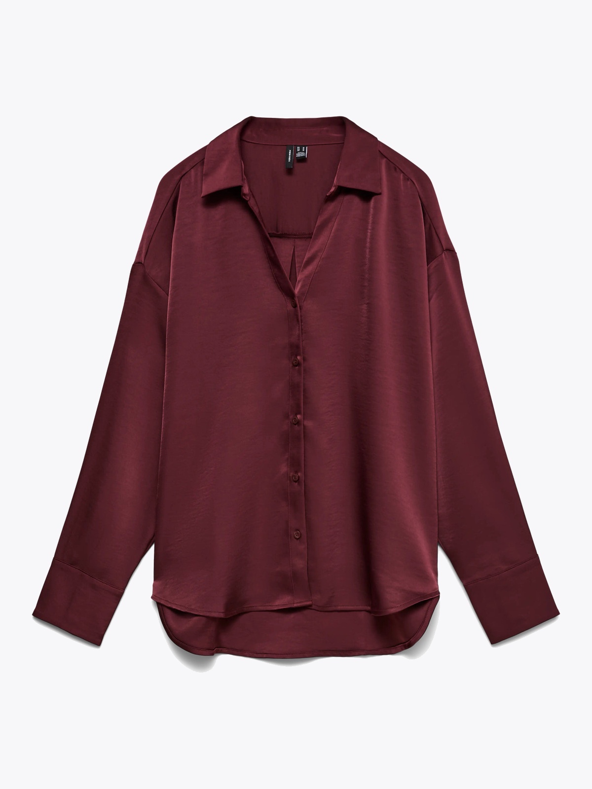 Vero Moda Miro Long Sleeve Shirt Windsor Wine