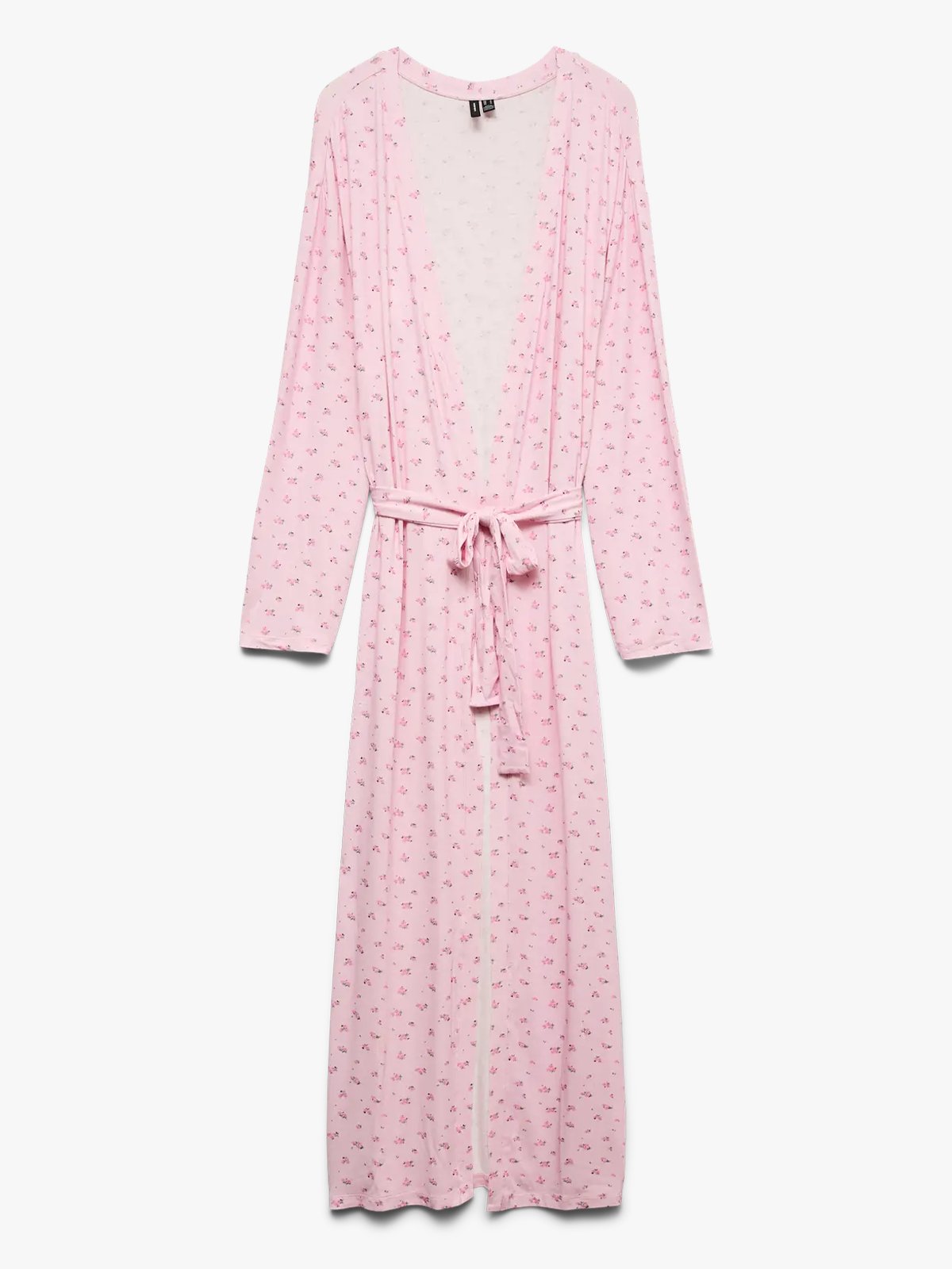 Vero Moda Esther Long Sleeve Belt Cardigan Pink-A-Boo W Ditte Flower