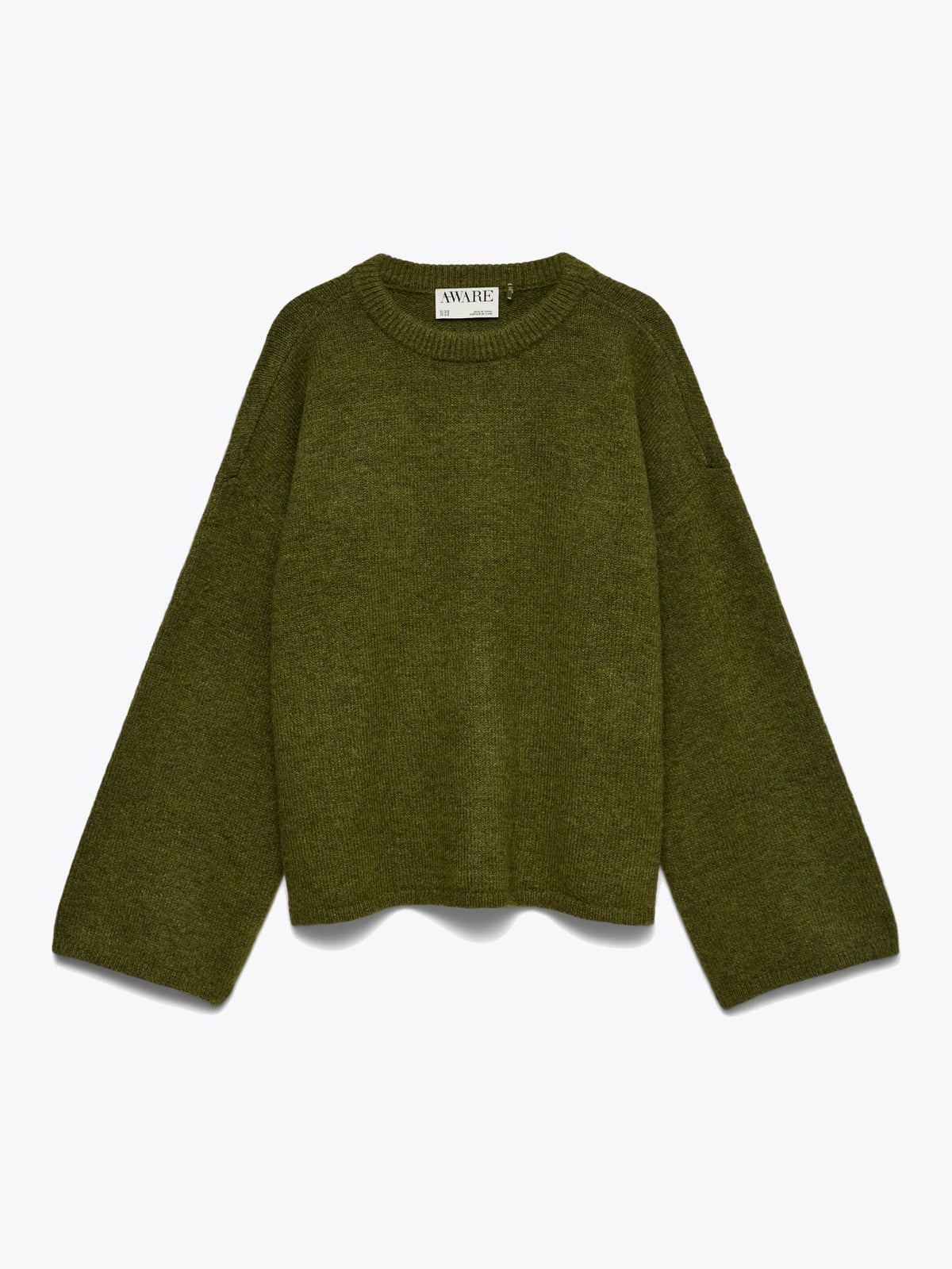 Vero Moda Aware Daisy Long Sleeve O-Neck Oversize Pullover Capulet Olive