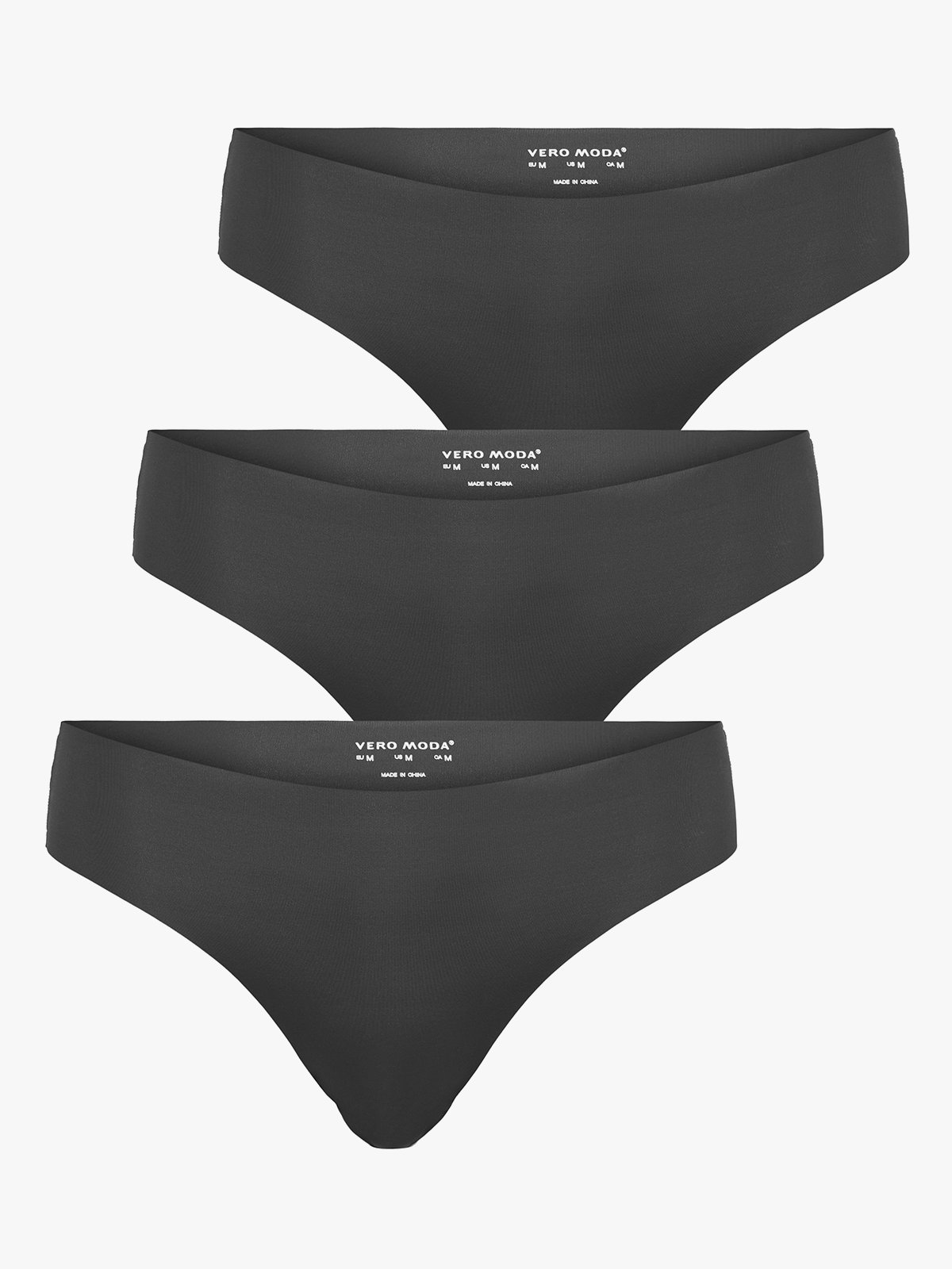 Vero Moda Ditte 2ND Skin Brief 3-Pack Black