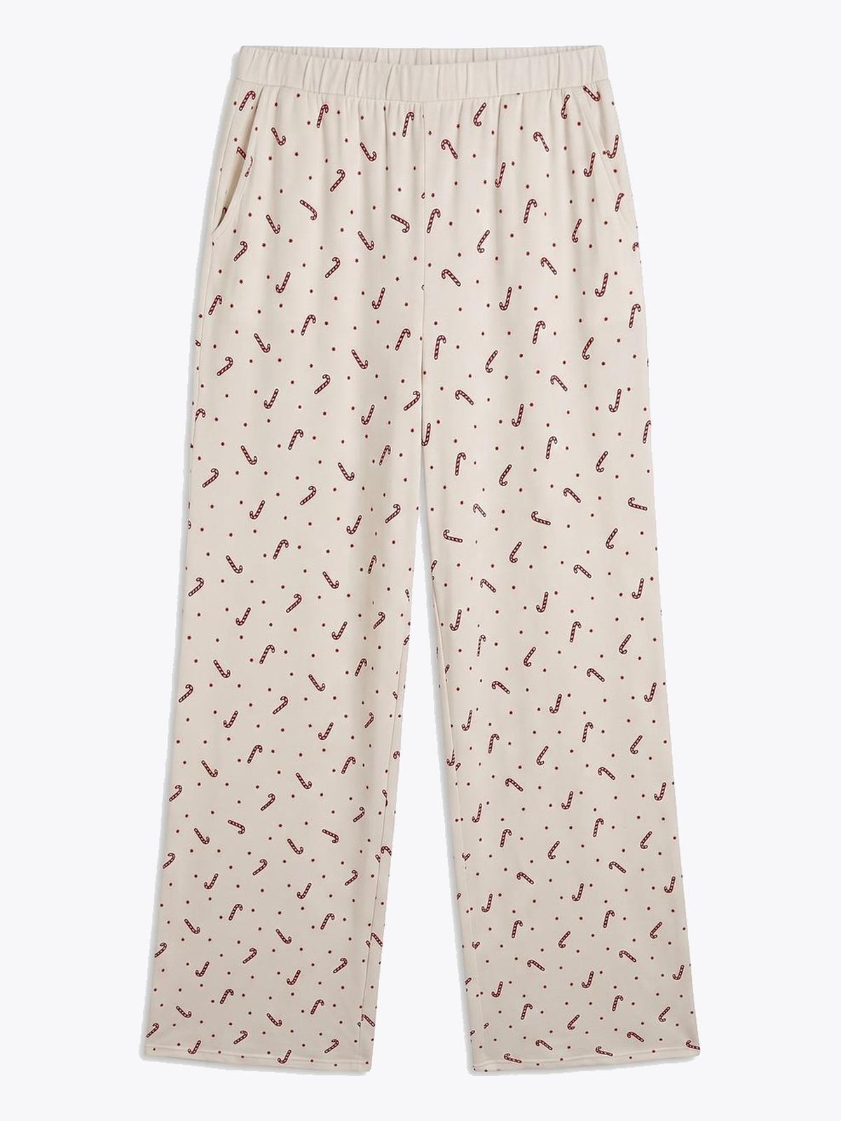 Vero Moda Chris Nw Straight Pants Xmas Hvit