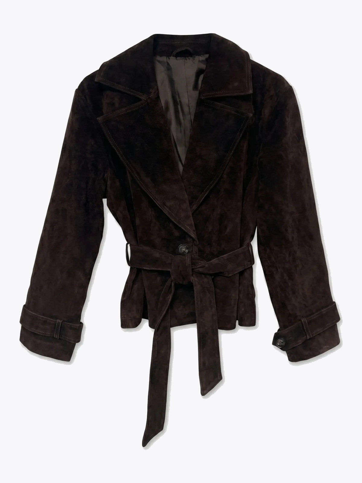 Vero Moda Janice Betty Suede Jacket Chocolate Torte