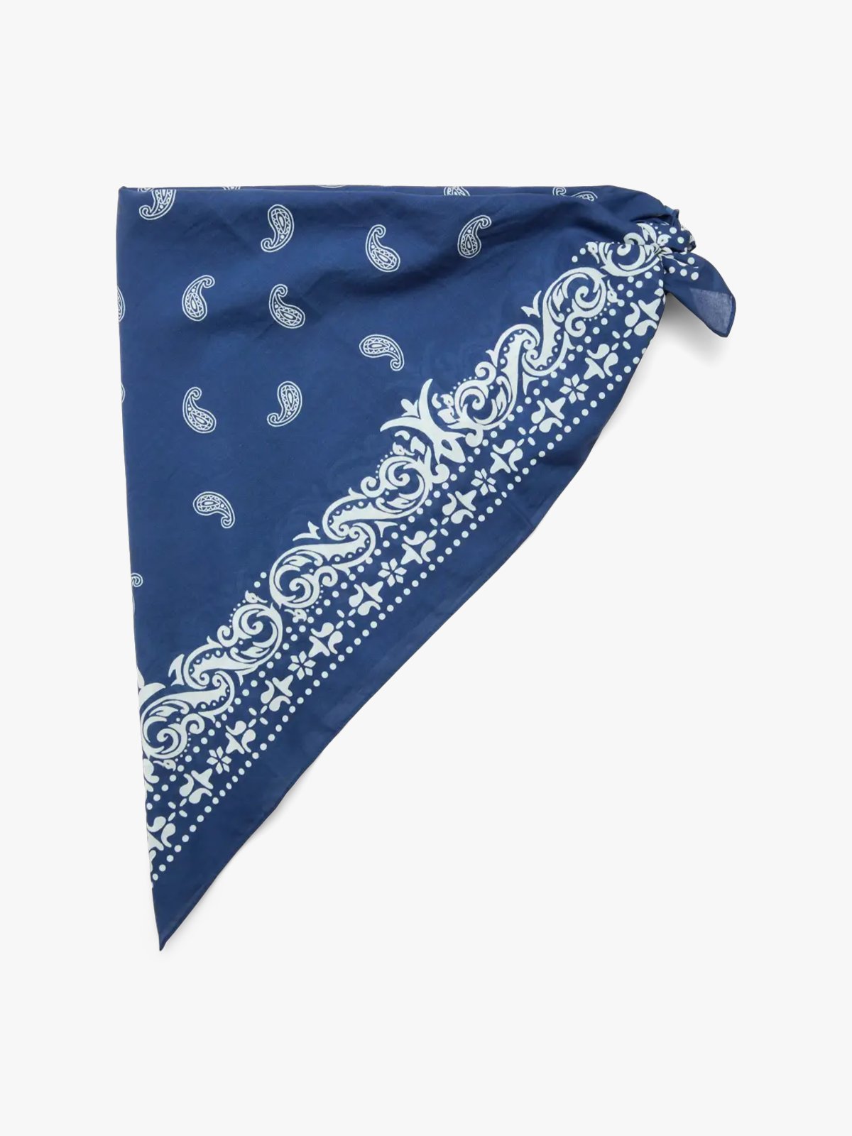 Vero Moda Oline Paisley Square Scarf Medieval Blue