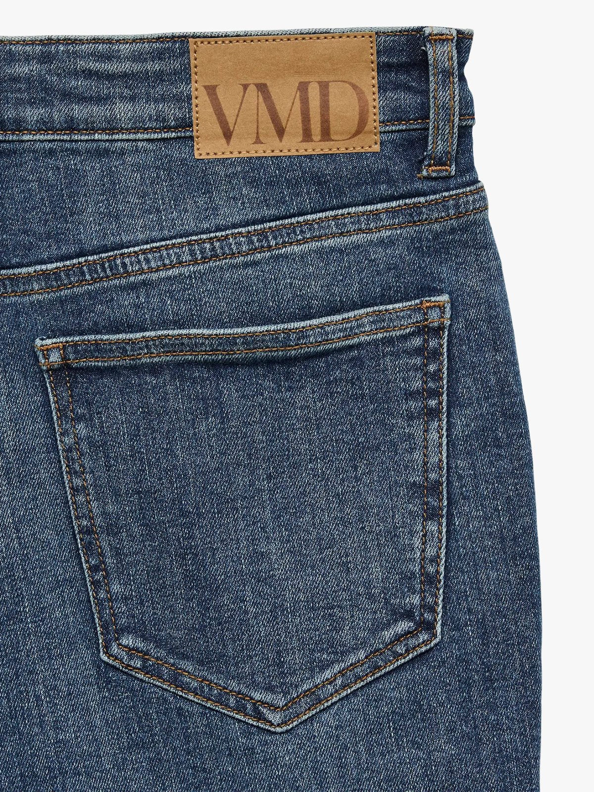 Vero Moda Rosie Mid Rise Slim Ankle Medium Blue Denim