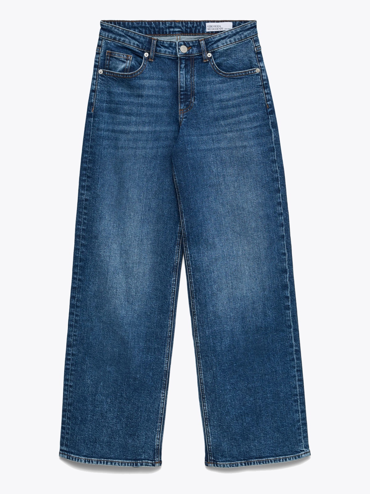 Vero Moda Sandie-Stretch Mr Wide Jeans Denim Blå