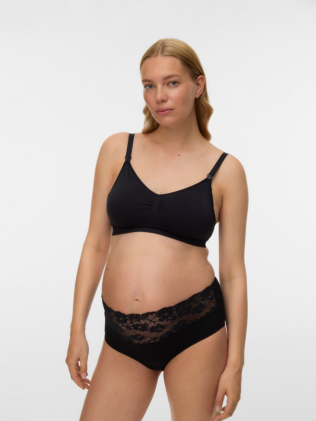 Vero Moda Maternity Ilja Feed Me Bra 2-Pack Black