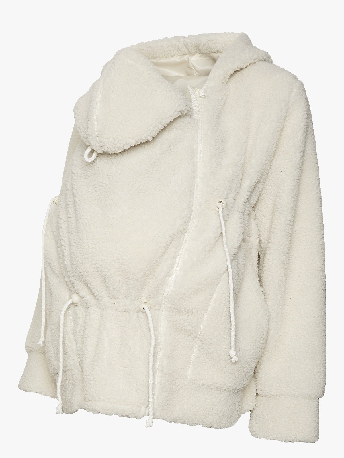 Vero Moda Maternity Rachel 3 in 1 Teddy Jacket Birch
