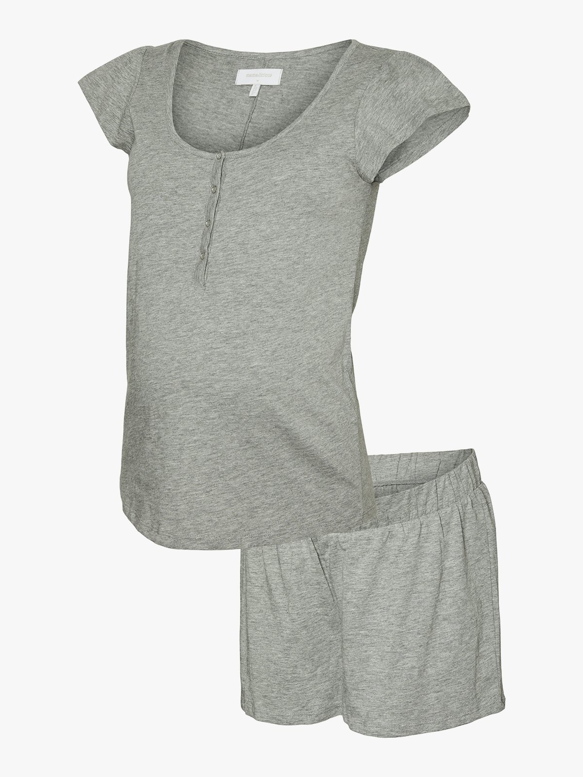 Vero Moda Maternity Mira Lia Jersey Pyjamas Grå