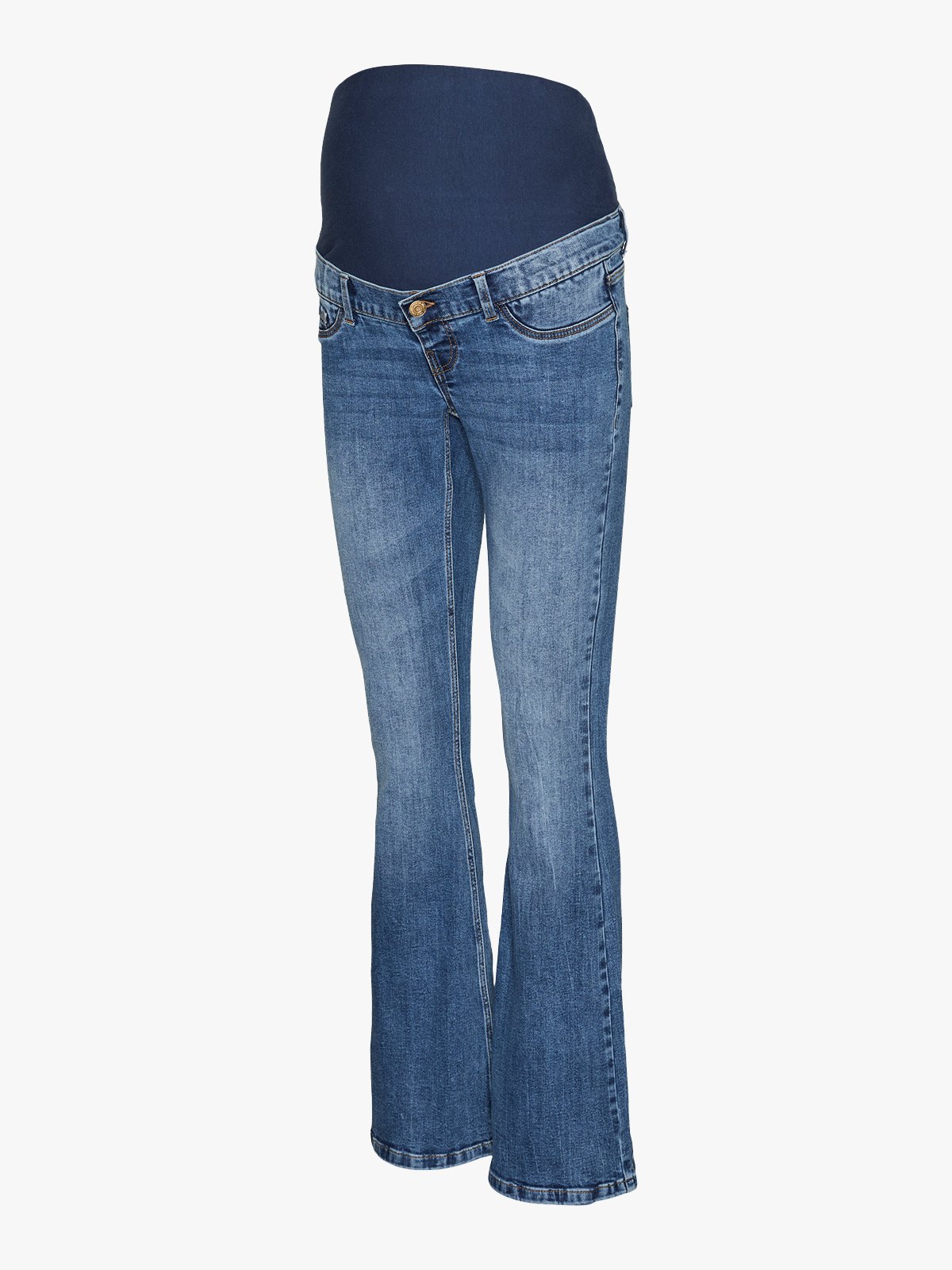 Vero Moda Maternity Sigi Flared Denim Jeans Blå / Medium Blue Denim