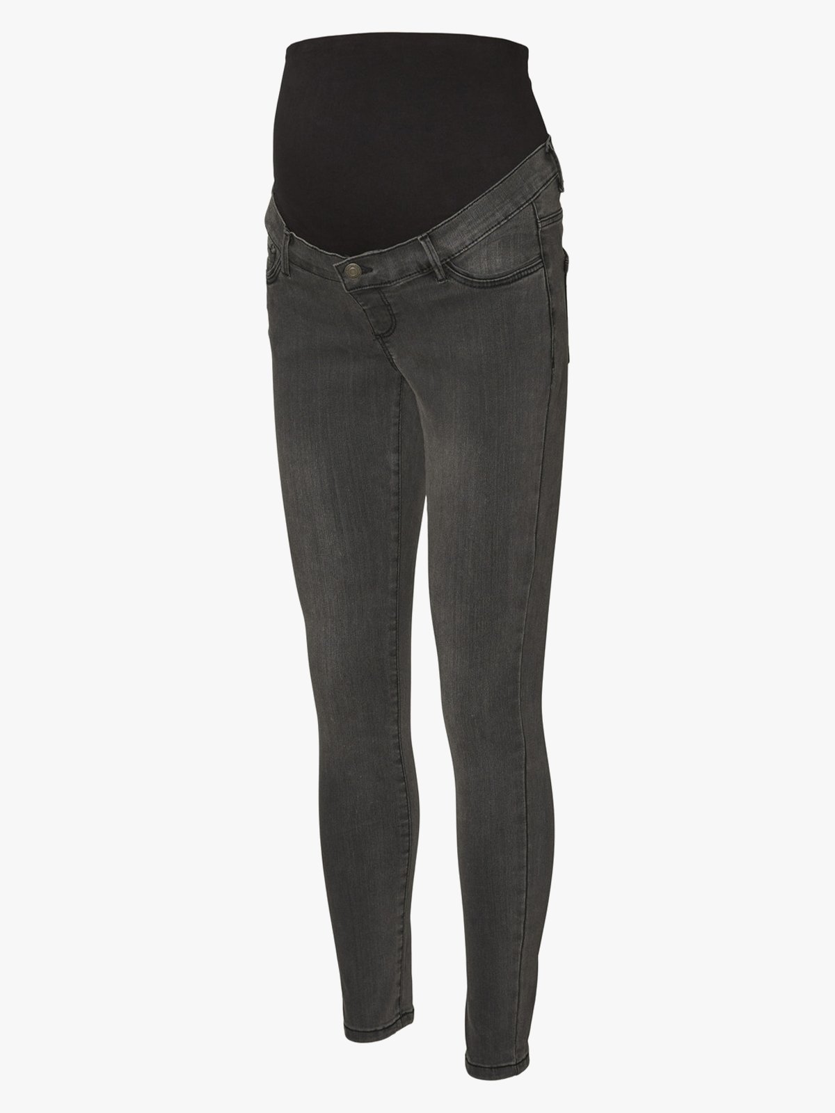 Vero Moda Maternity Tanya Mid Rise Piping Jeans Grå