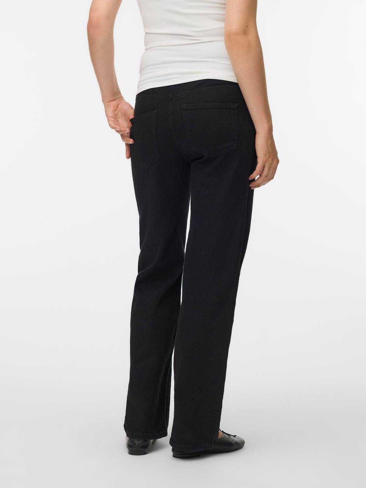 Vero Moda Maternity Tessa Wide Jeans Black