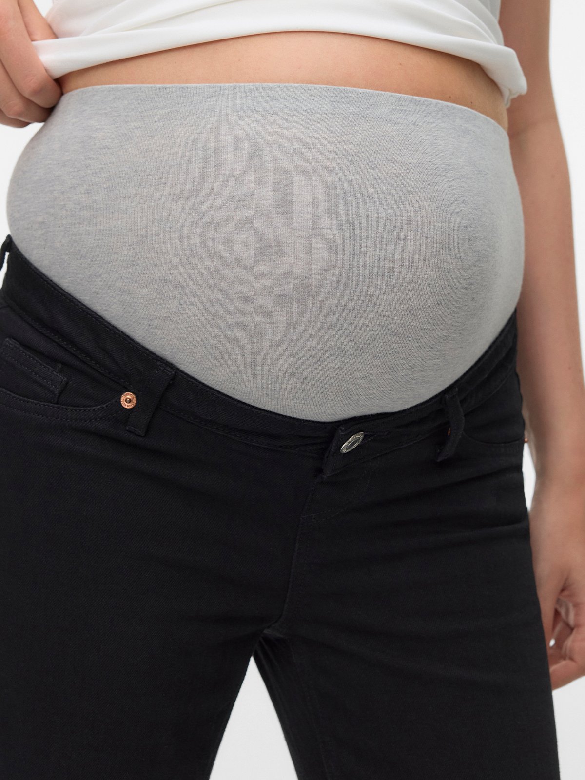 Vero Moda Maternity Tessa Wide Jeans Black