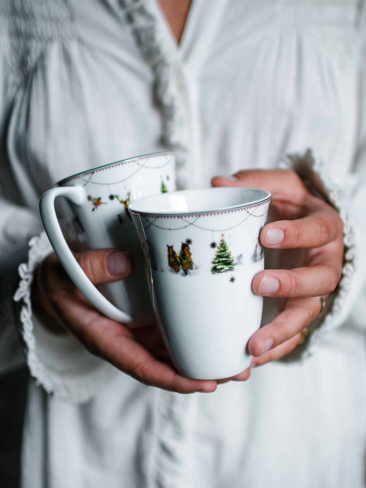 Wik - Walsøe Julemorgen Story krus 30 cl, 2 pakk Flerfarget