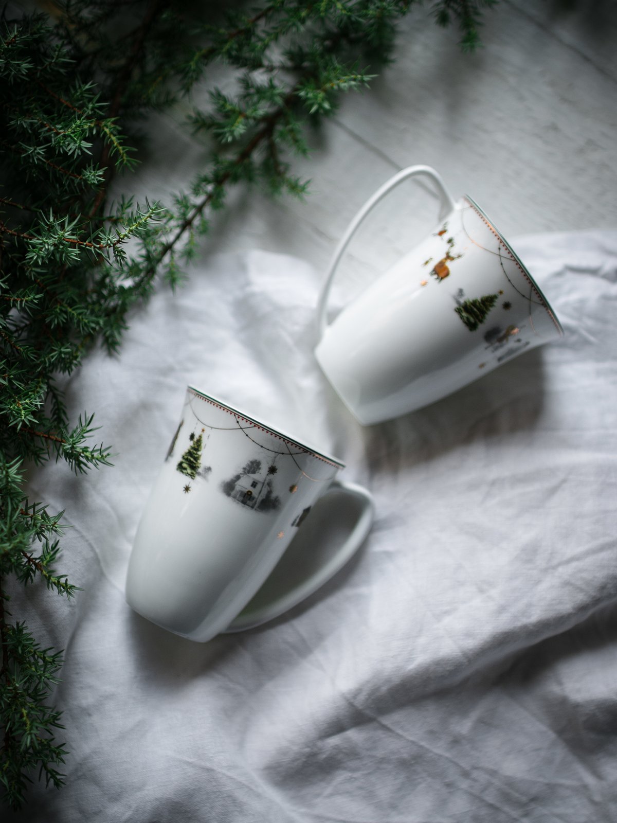 Wik - Walsøe Julemorgen Story krus 30 cl, 2 pakk Flerfarget