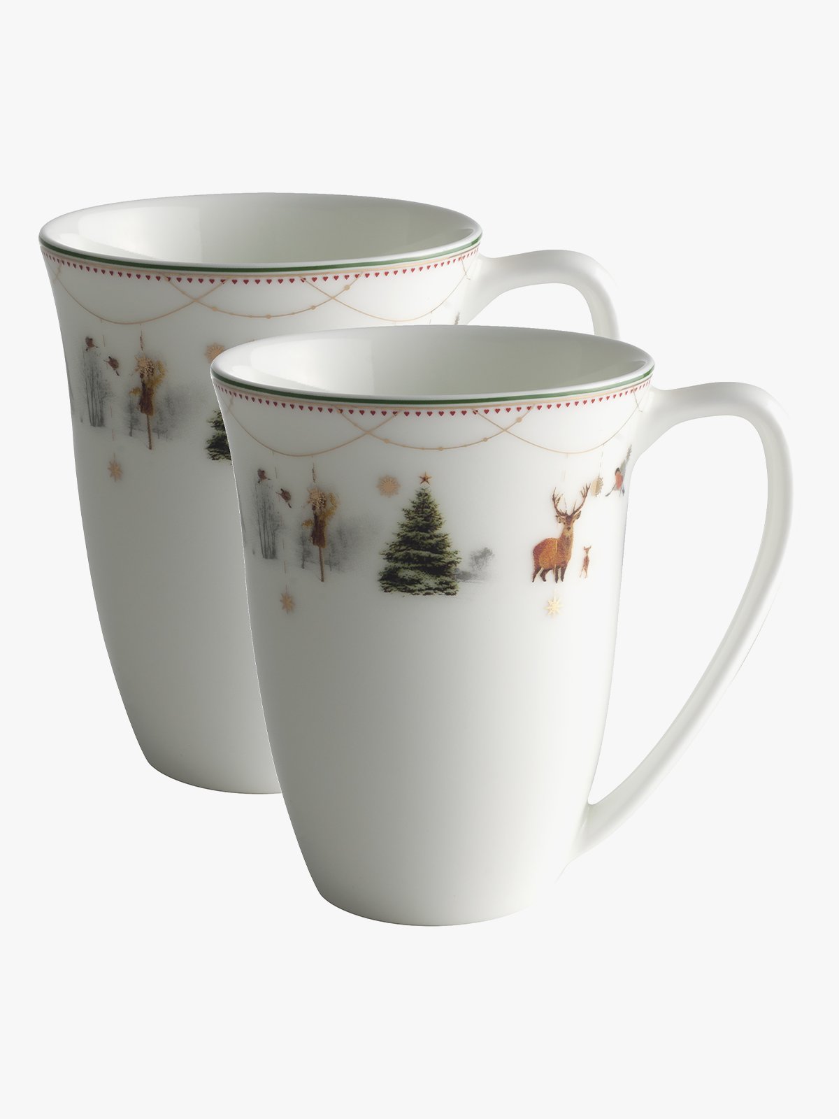 Wik - Walsøe Julemorgen Story krus 30 cl, 2 pakk Flerfarget