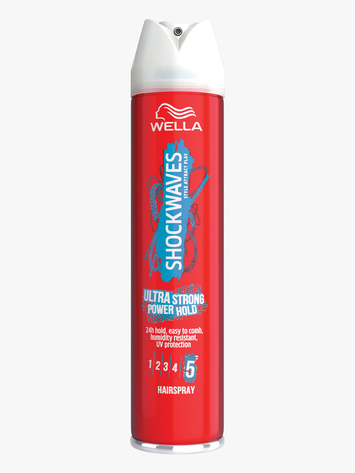 Wella Shockwaves Ultra Strong Hairspray 250ml Flerfarget