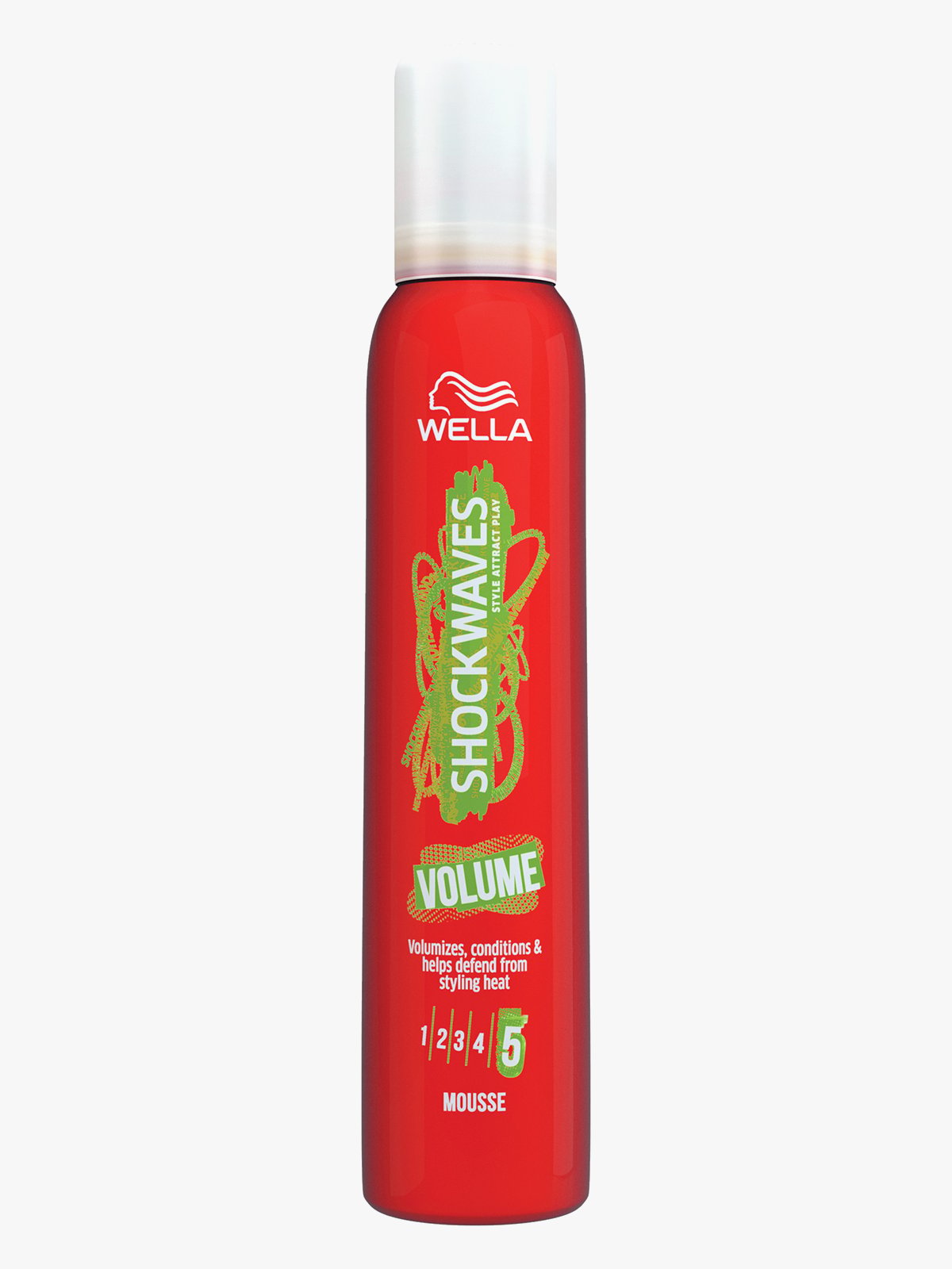 Wella Shockwaves Volume Mousse 200ml Flerfarget