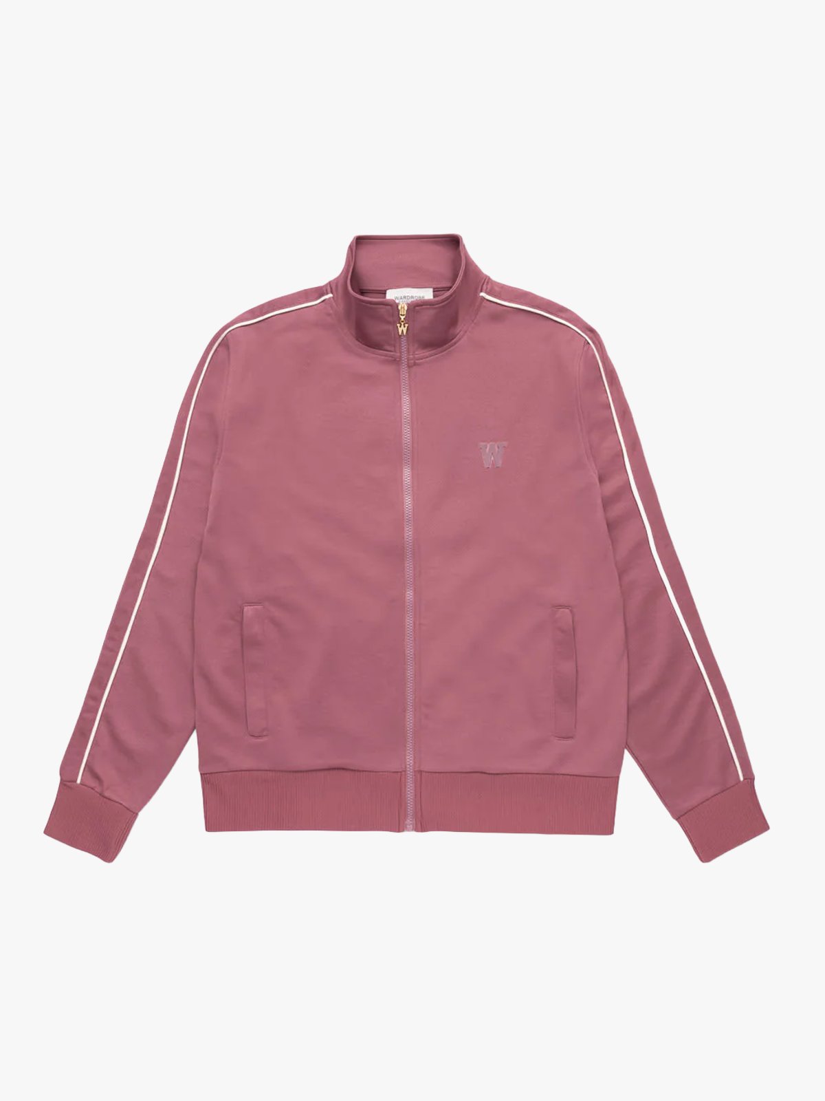 Wardrobe Essentials Track Jacket NYC Maroon