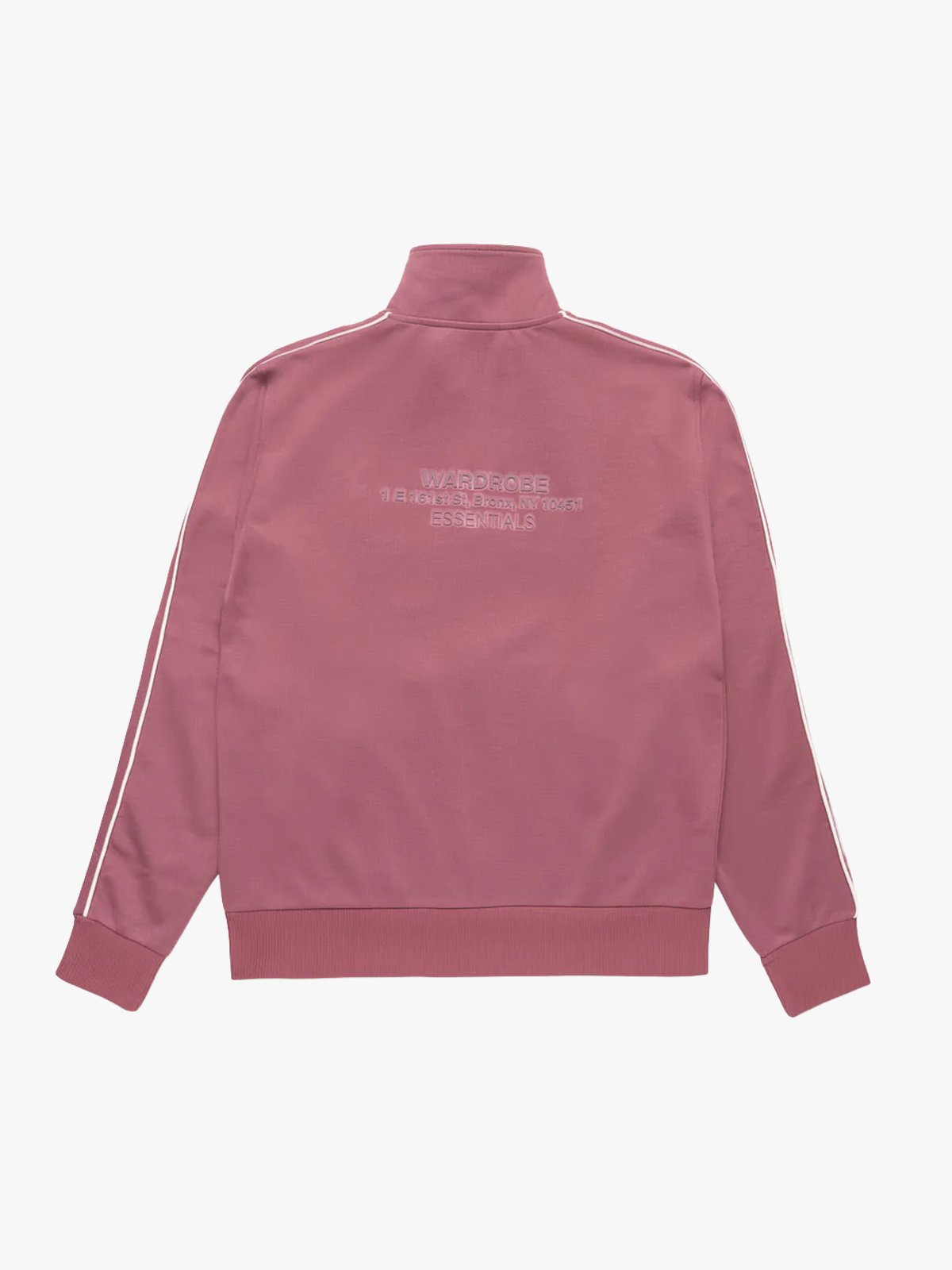 Wardrobe Essentials Track Jacket NYC Maroon