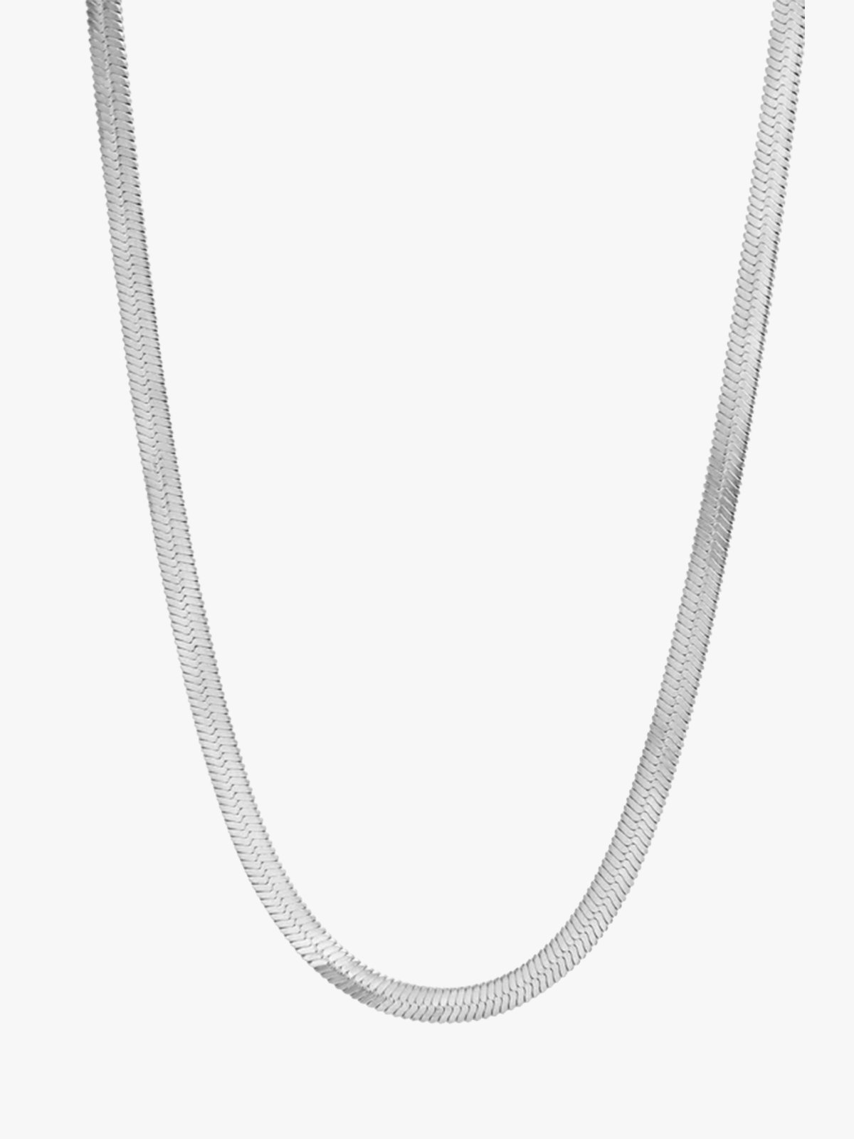 Who Is She Bone Chain Silver Silver