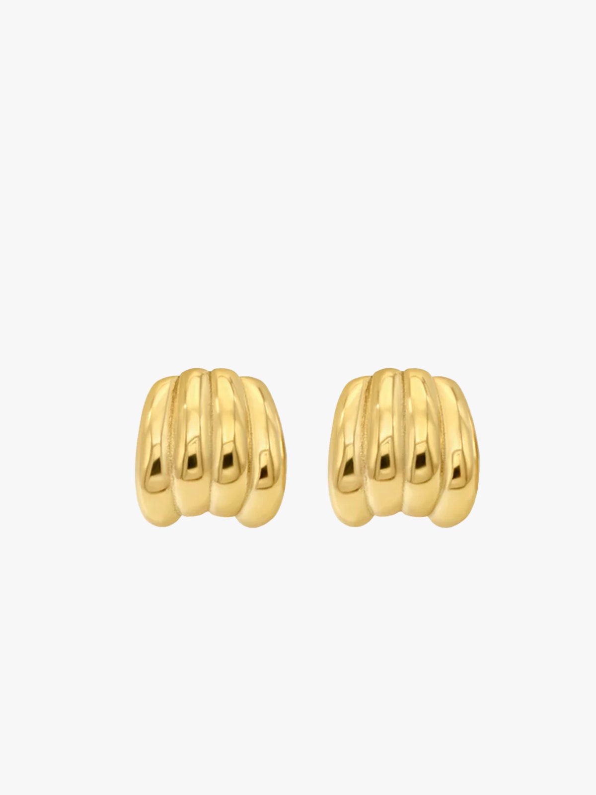Who Is She Nova Earrings Gold Gold
