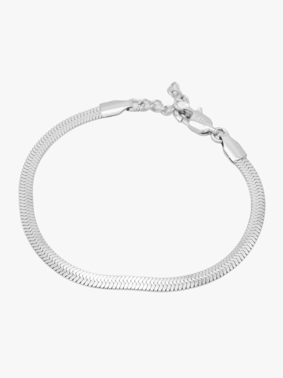 Who Is She Bone Bracelet Silver Silver