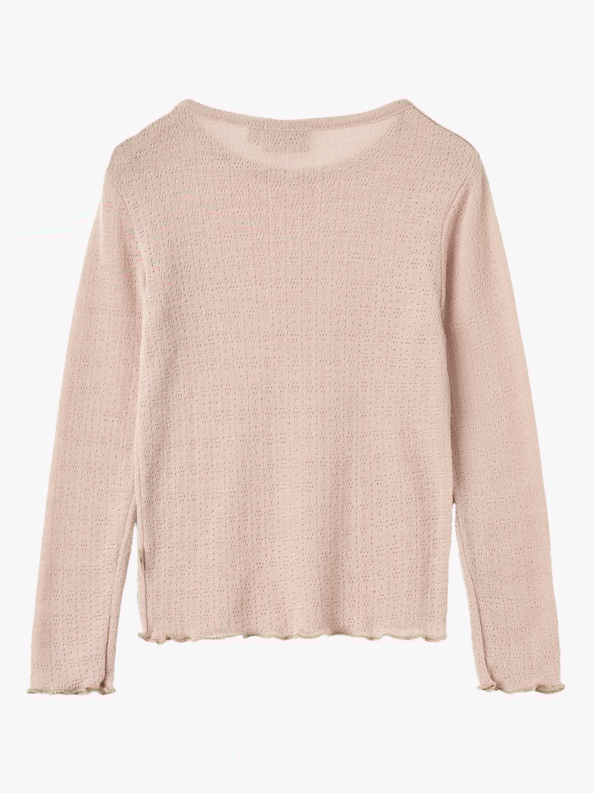 Wheat Wool Silk T-shirt Long Sleeve Alli Pale Lilac