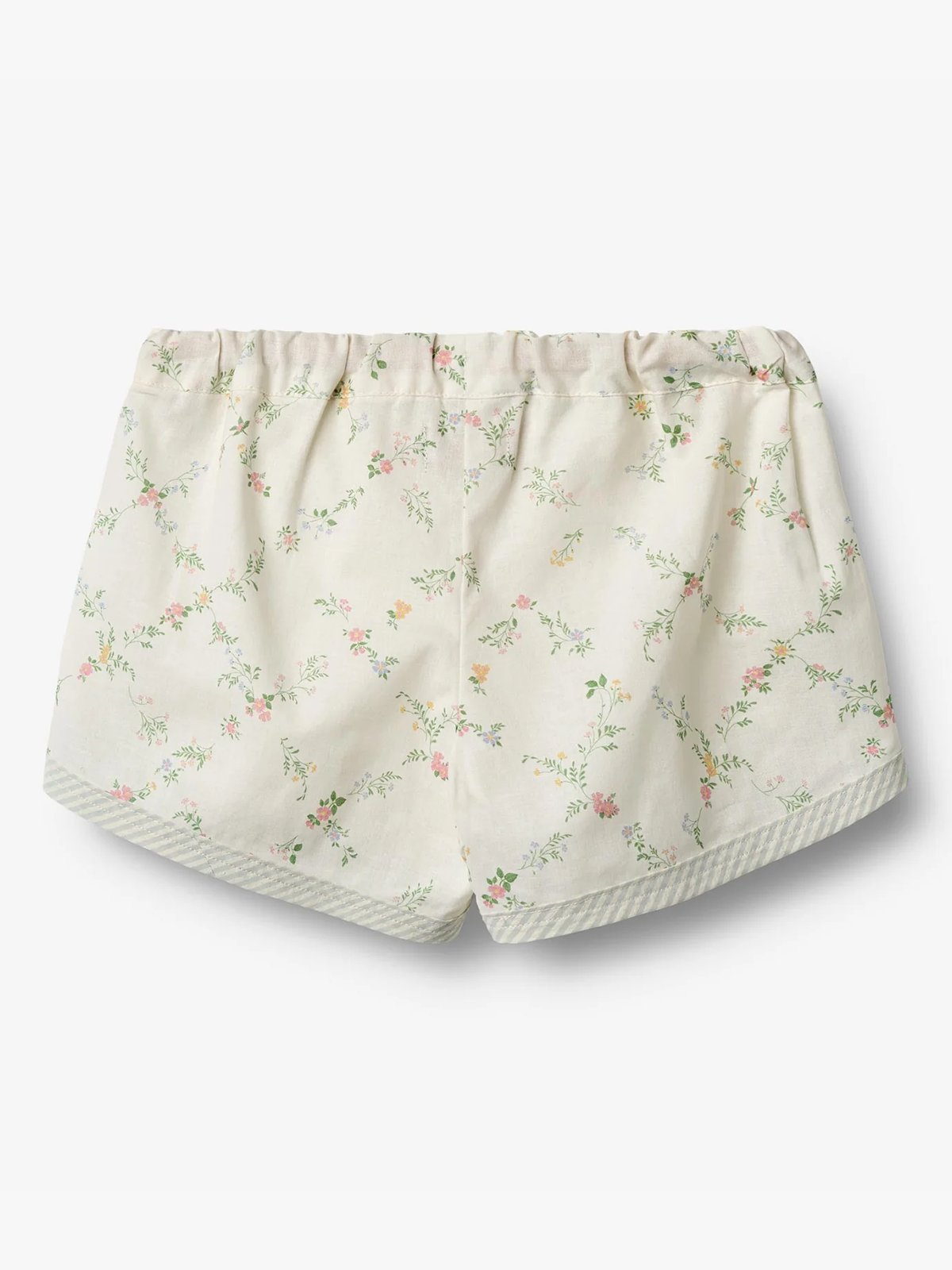 Wheat Shorts Inger Ivory Checked Flowers