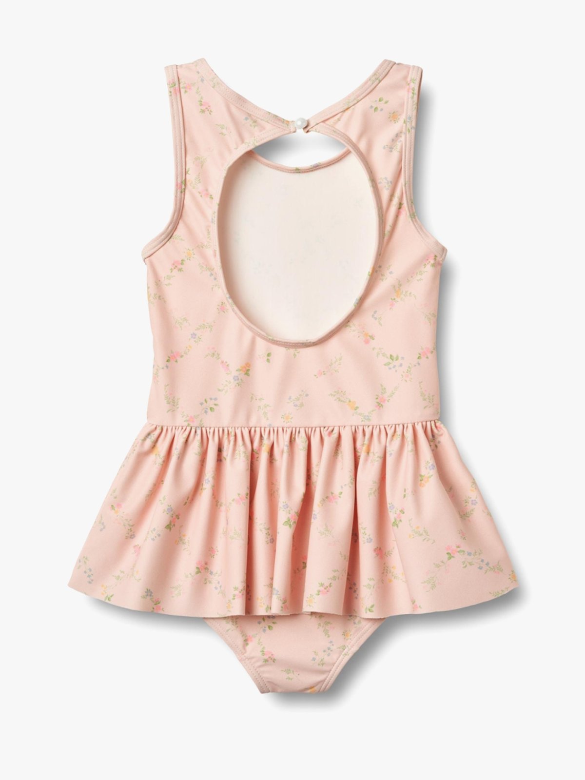 Wheat Swimsuit Erna Powder Checked Flowers