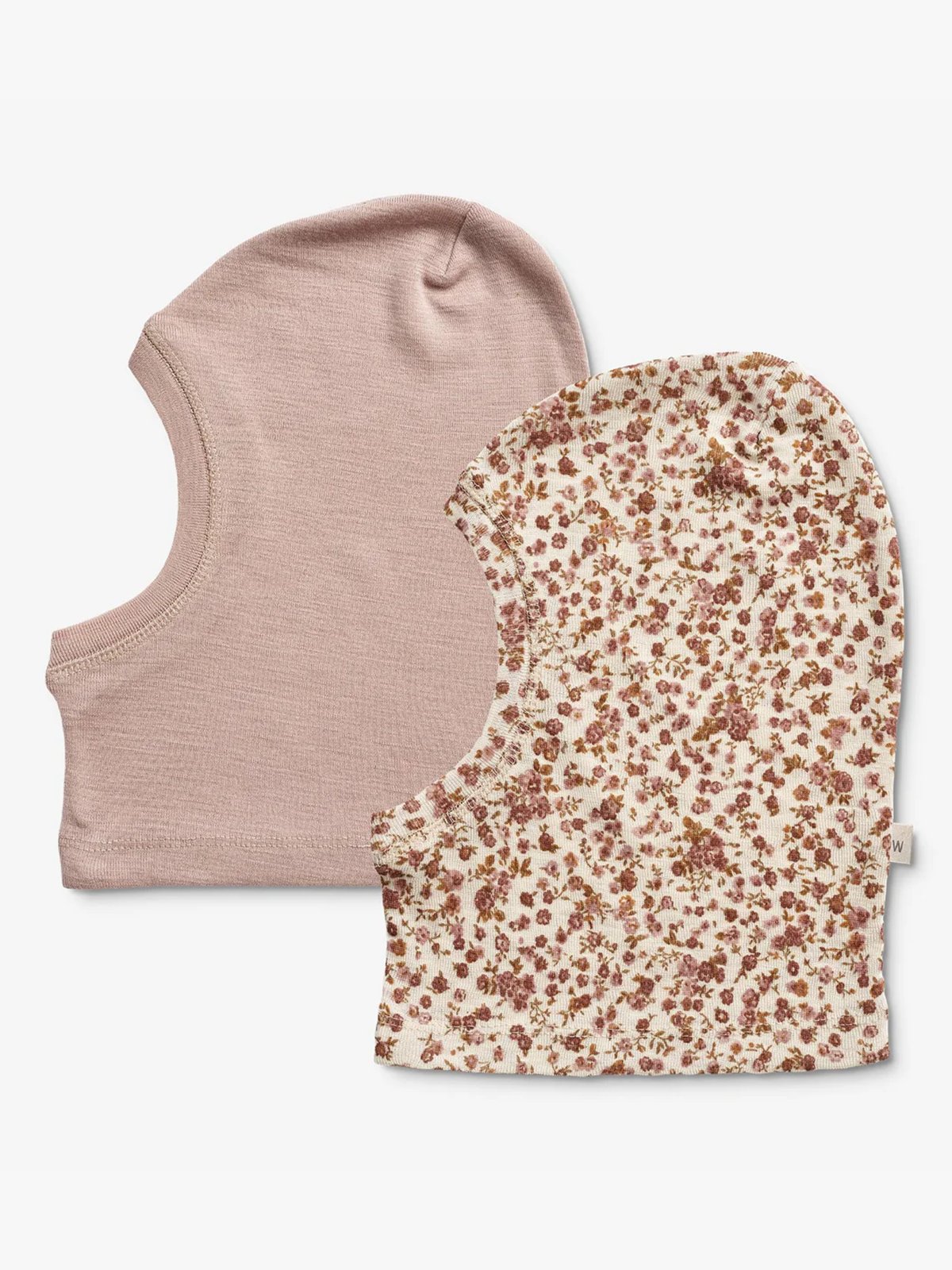 Wheat 2 Wool Balaclava Kim Rose Flowers